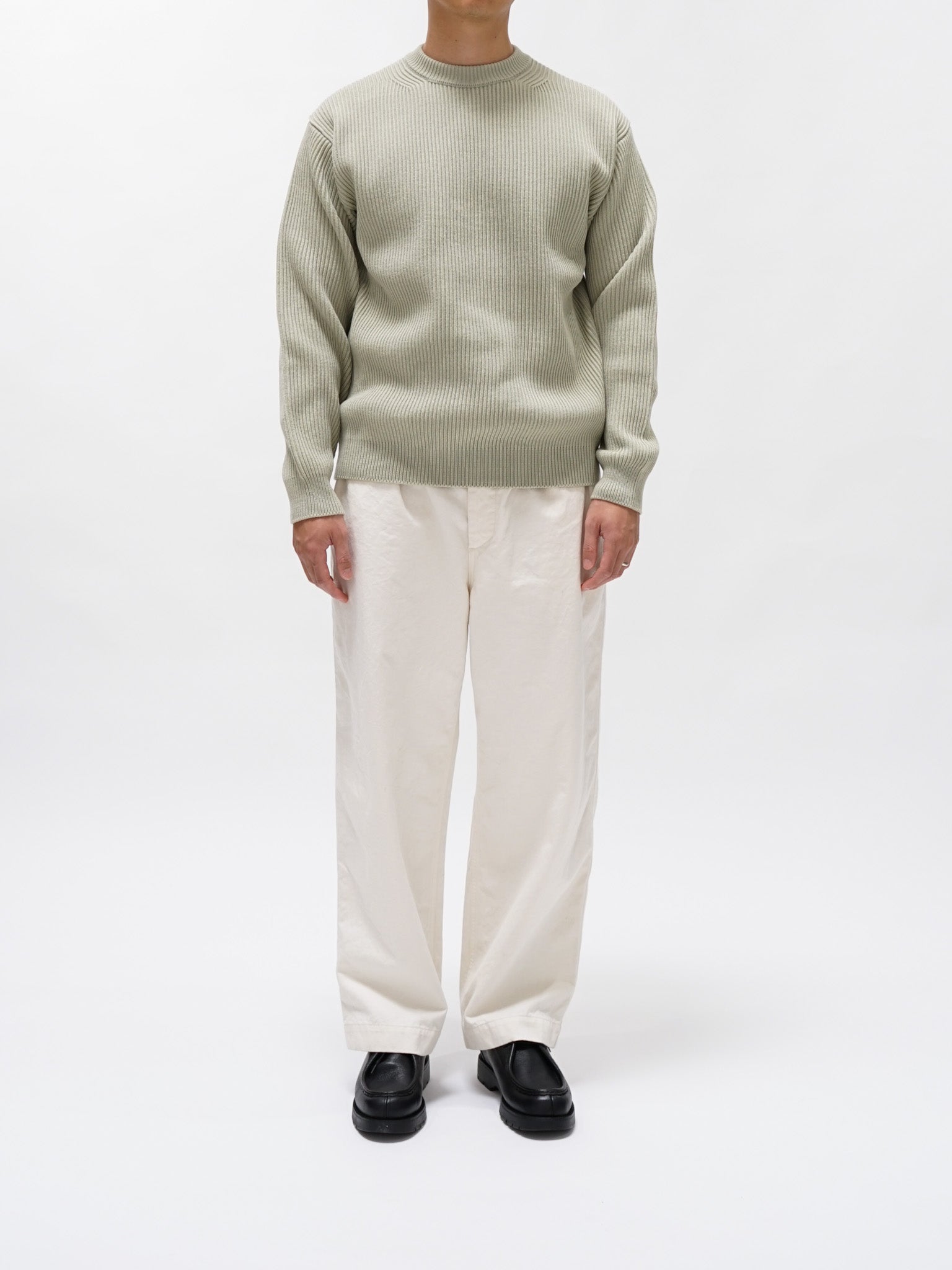 Namu Shop - Hatski 2-Tack Easy Chino Pants - Ecru