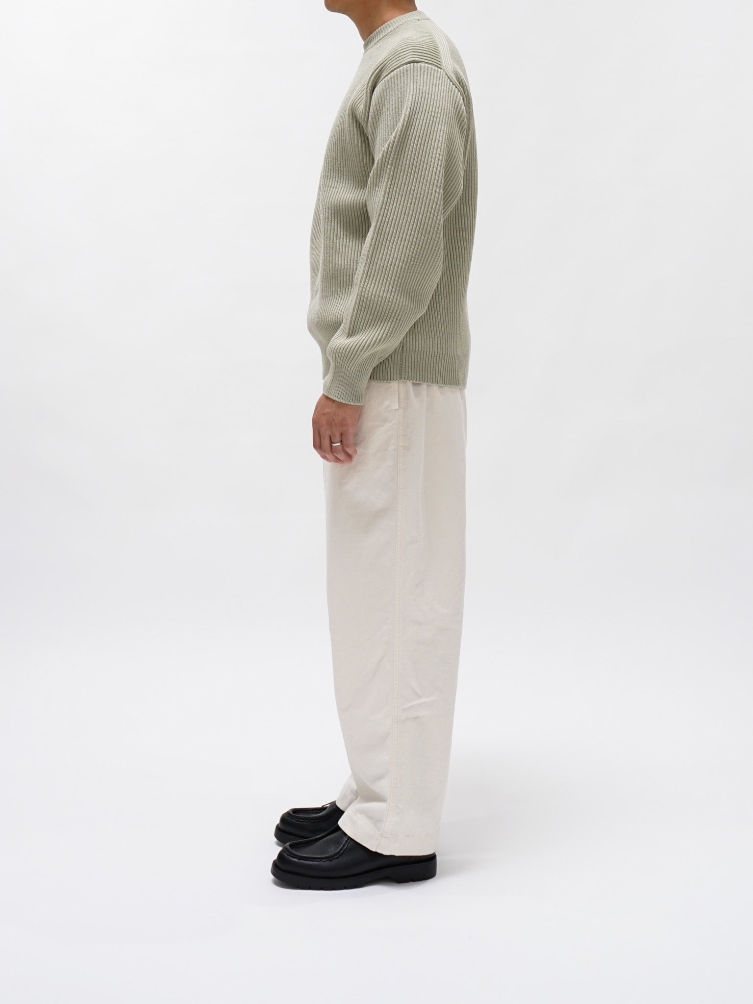 Namu Shop - Hatski 2-Tack Easy Chino Pants - Ecru