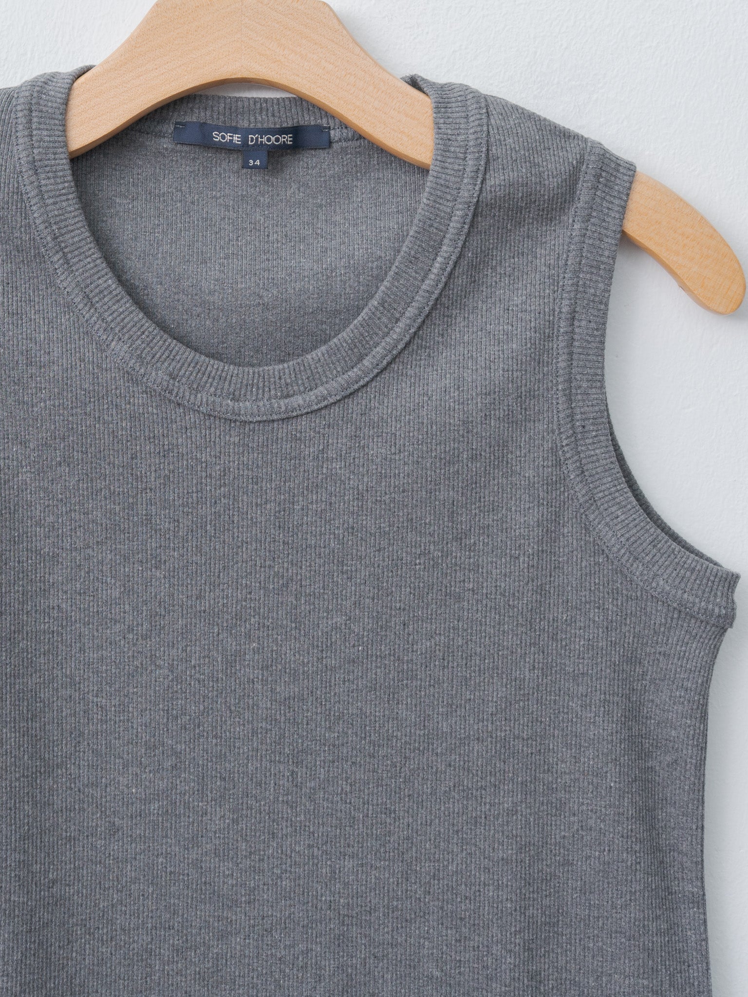Namu Shop - Sofie D'Hoore Tank - Mid Gray Melange