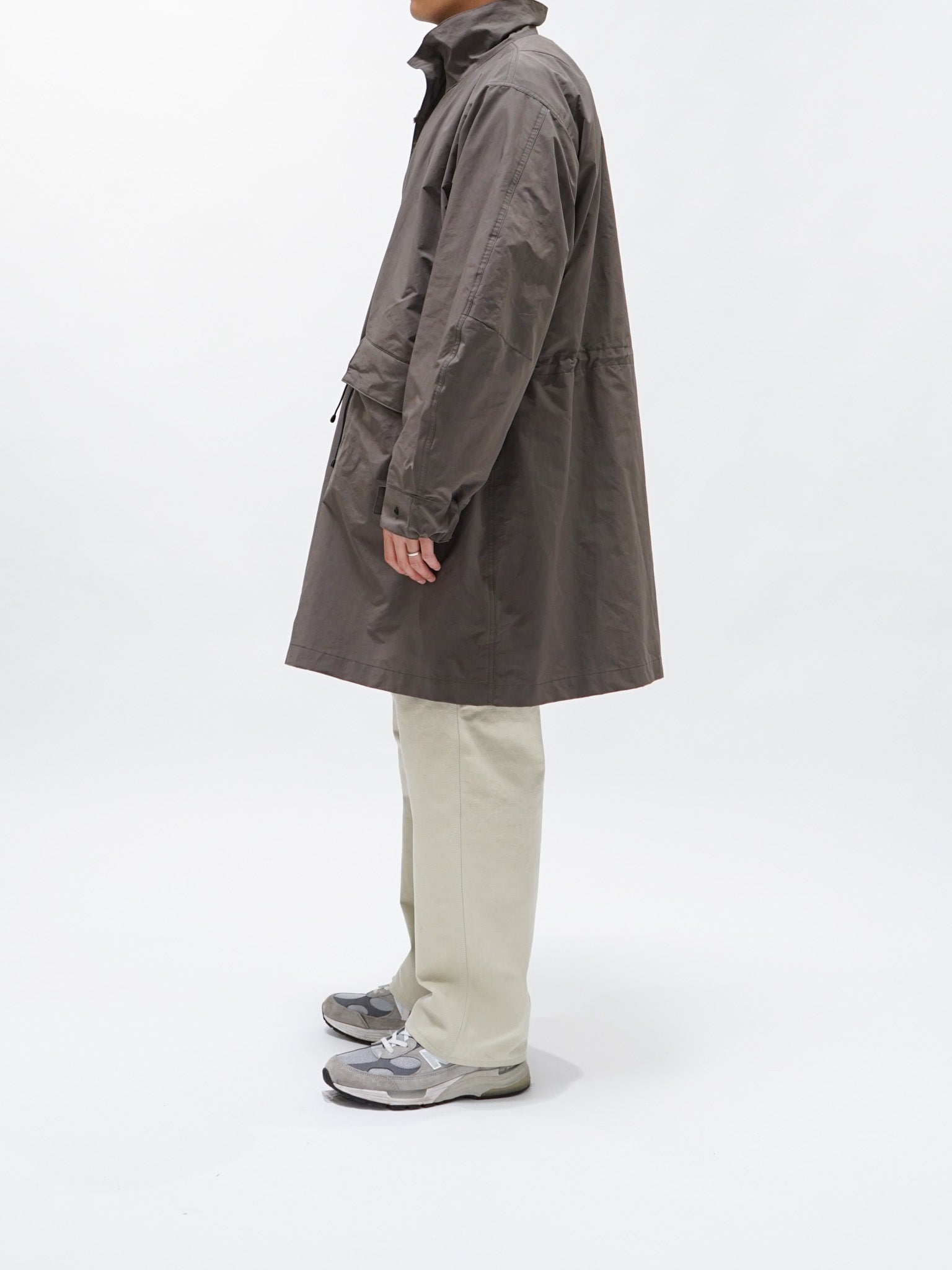 Namu Shop - Kaptain Sunshine Mill Coat - Black Olive