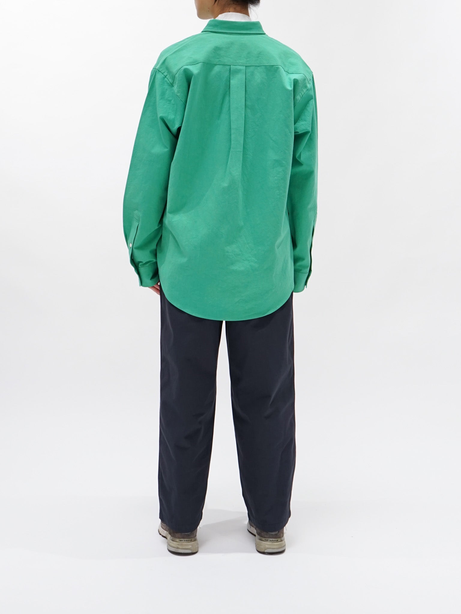 Namu Shop - Hatski Relaxed Button Down Shirt - Navy