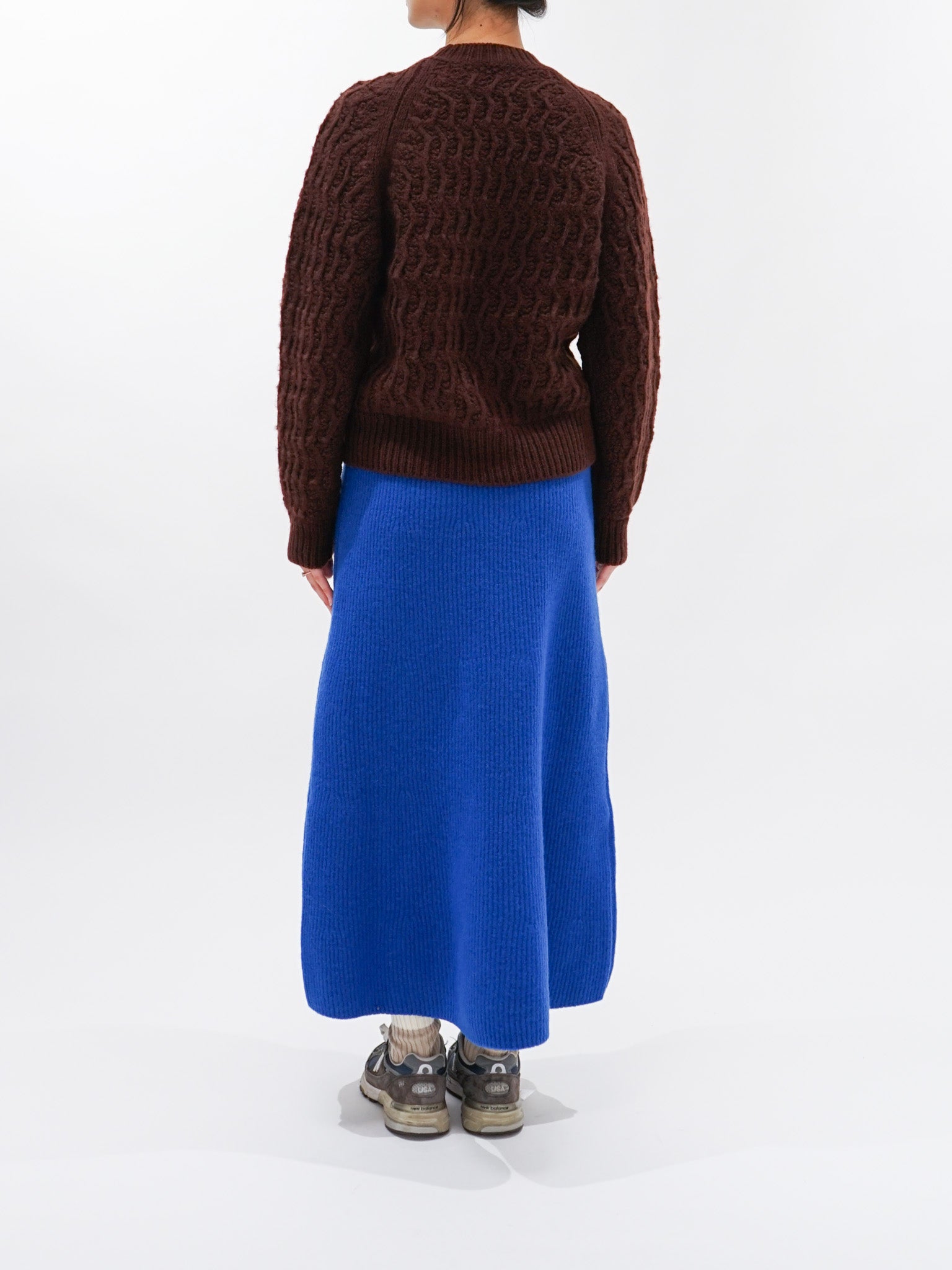 Namu Shop - Yleve Andean Highland Wool Knit Pullover - Brown