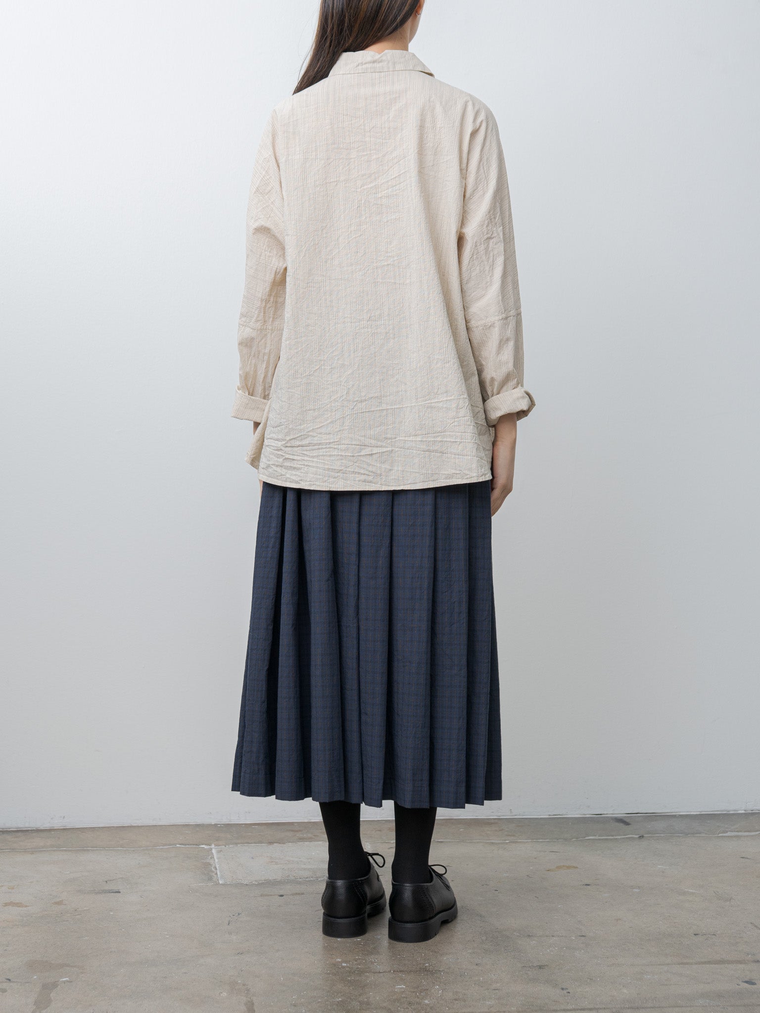Namu Shop - Casey Casey Waga LS Shirt WIND STRIPE - Nat Stripe