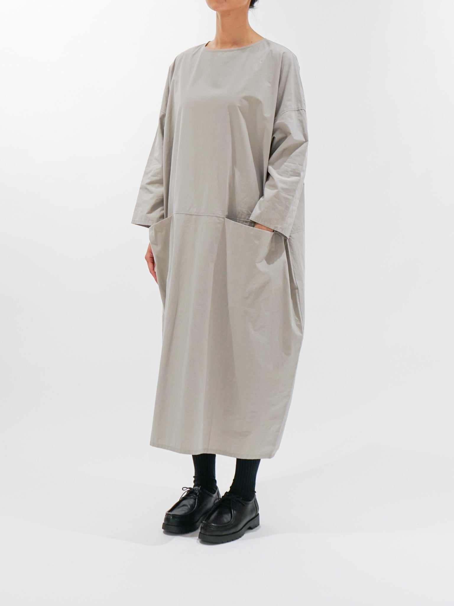 Namu Shop - ICHI Pocket Dress - Gray