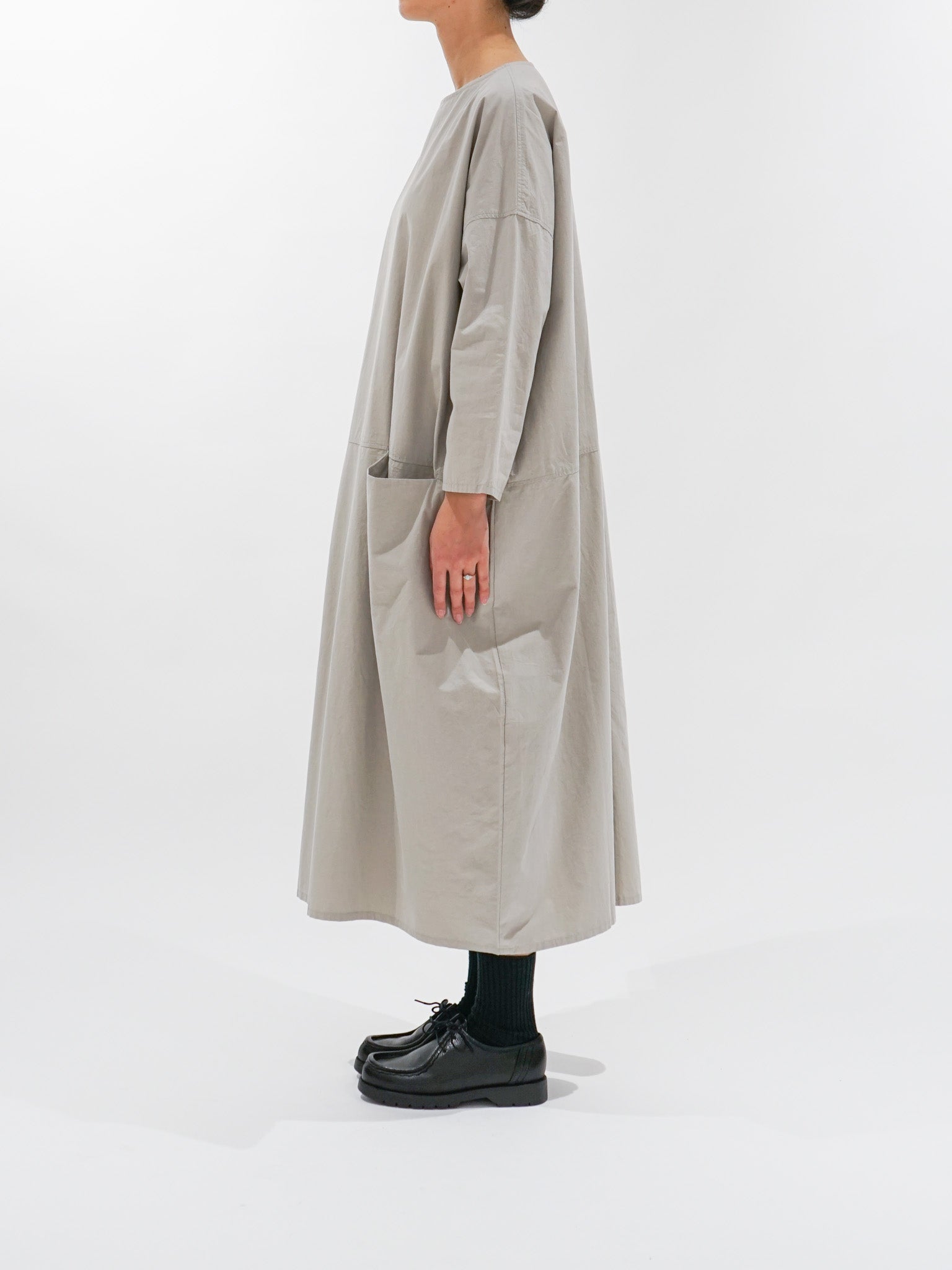 Namu Shop - ICHI Pocket Dress - Gray