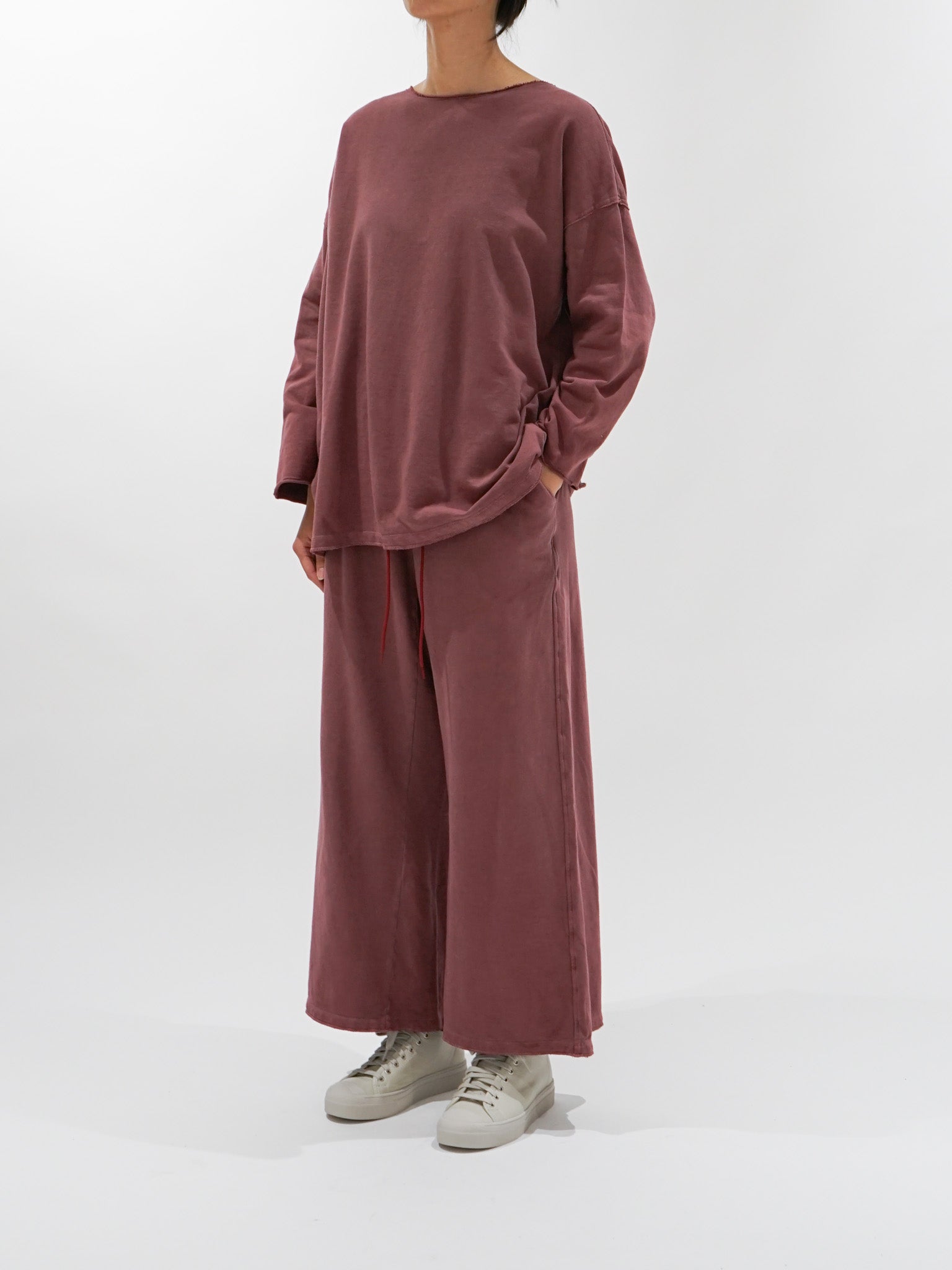 Namu Shop - ICHI Pigment Dyed Sweatpants - Charcoal