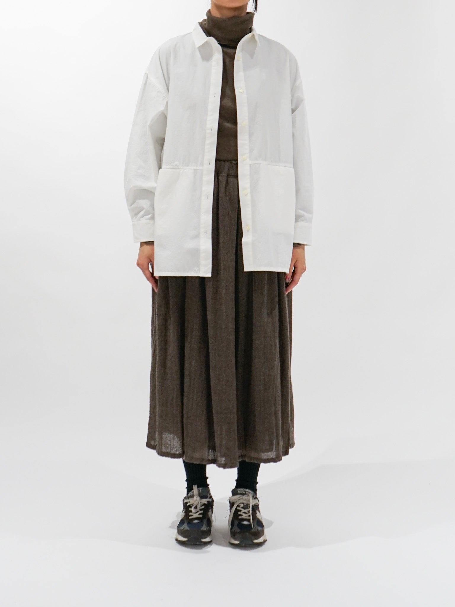 Namu Shop - ICHI Organic Cotton Turtleneck Tee - Mocha