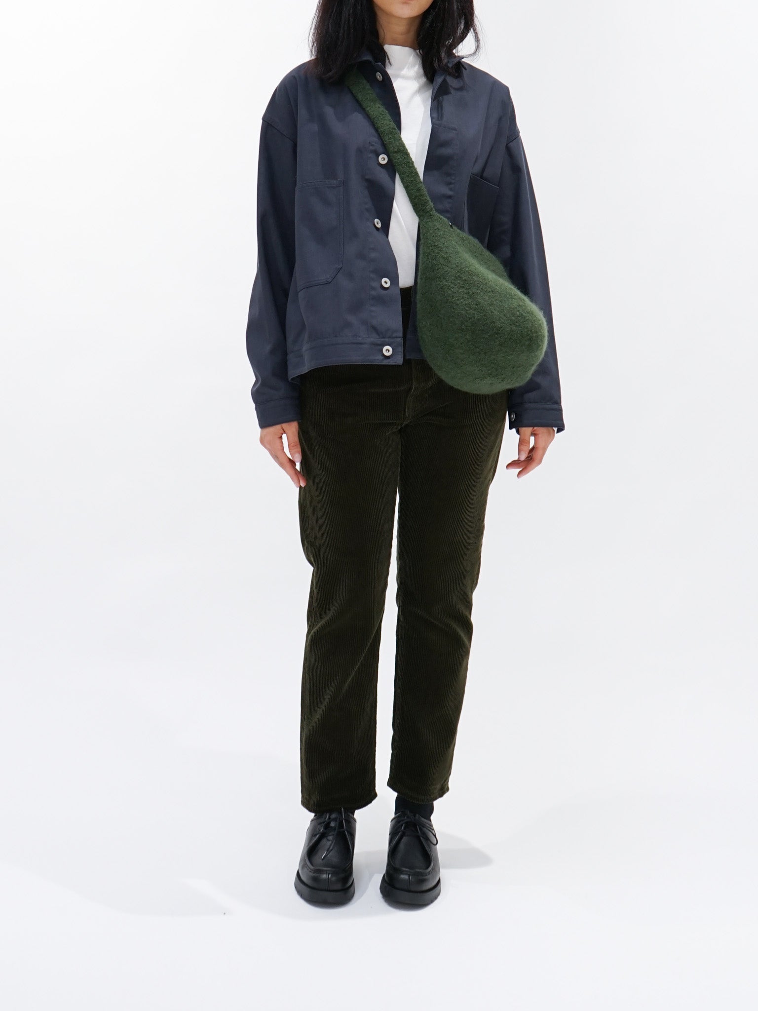 Namu Shop - cecilie telle Long Strap Bucket Bag - Olive