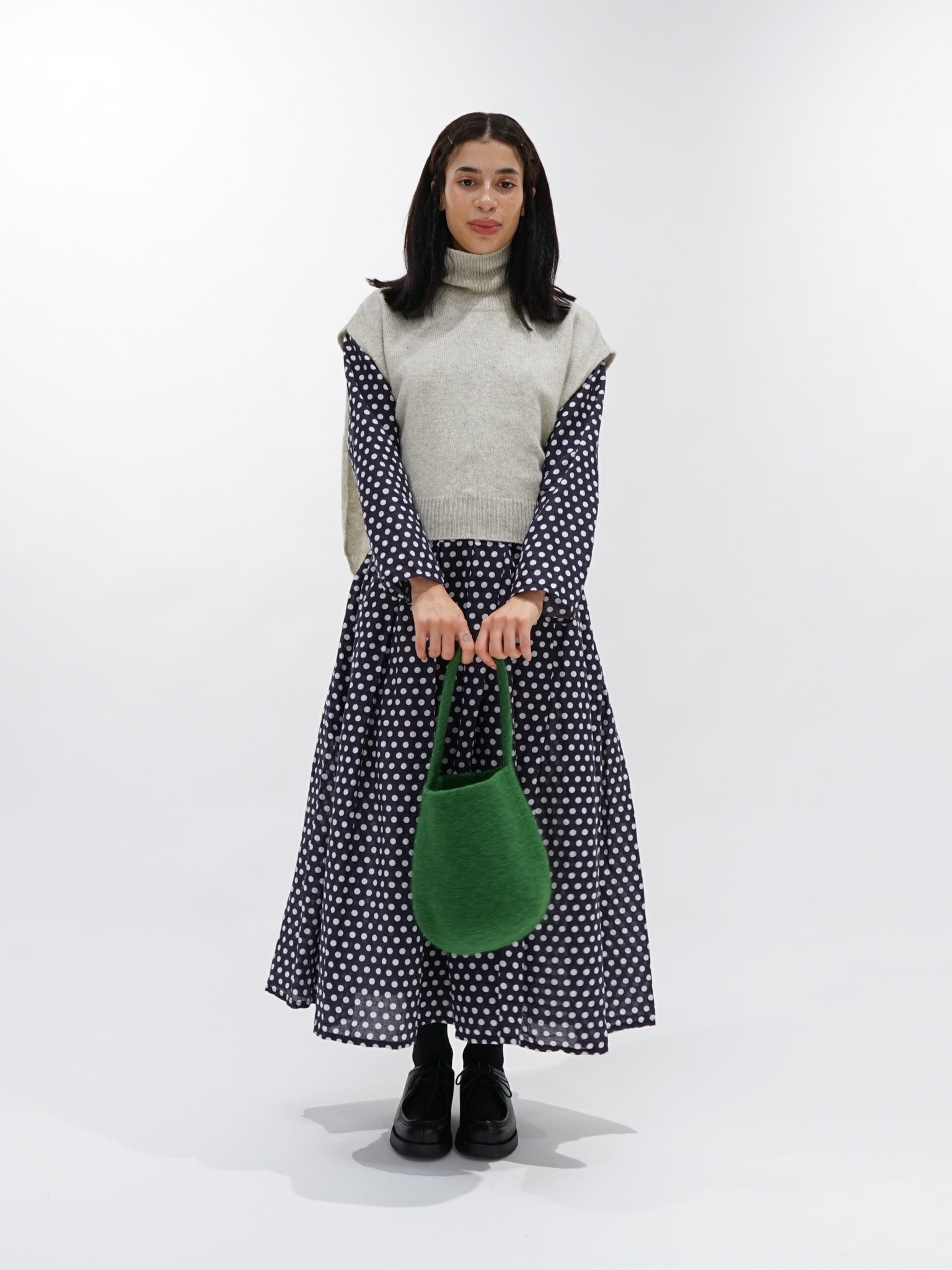 Namu Shop - cecilie telle Small Bucket Bag - Grass Green