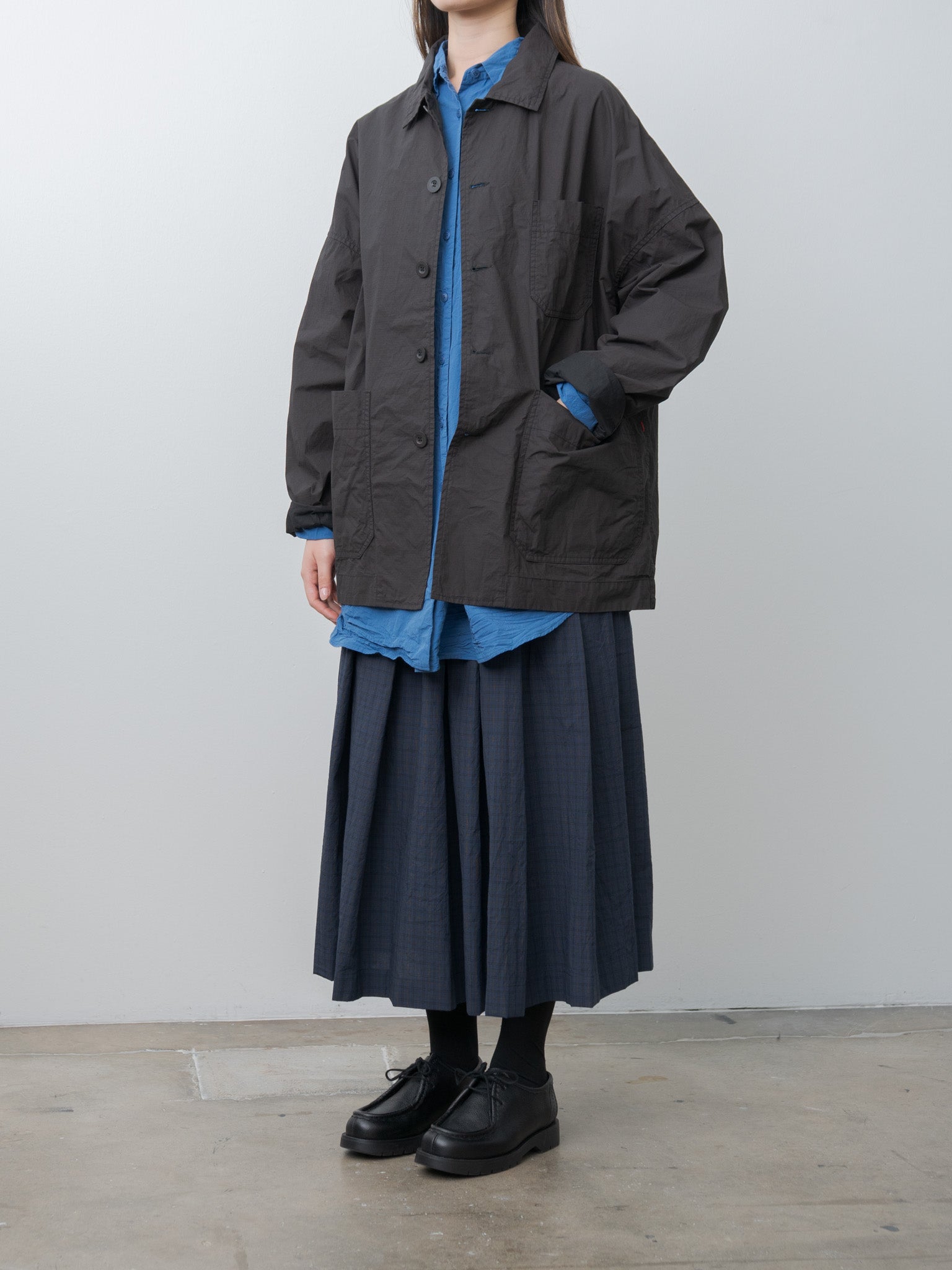 Namu Shop - Casey Casey Higa Travail Jacket PIGMENT WAX - Brown