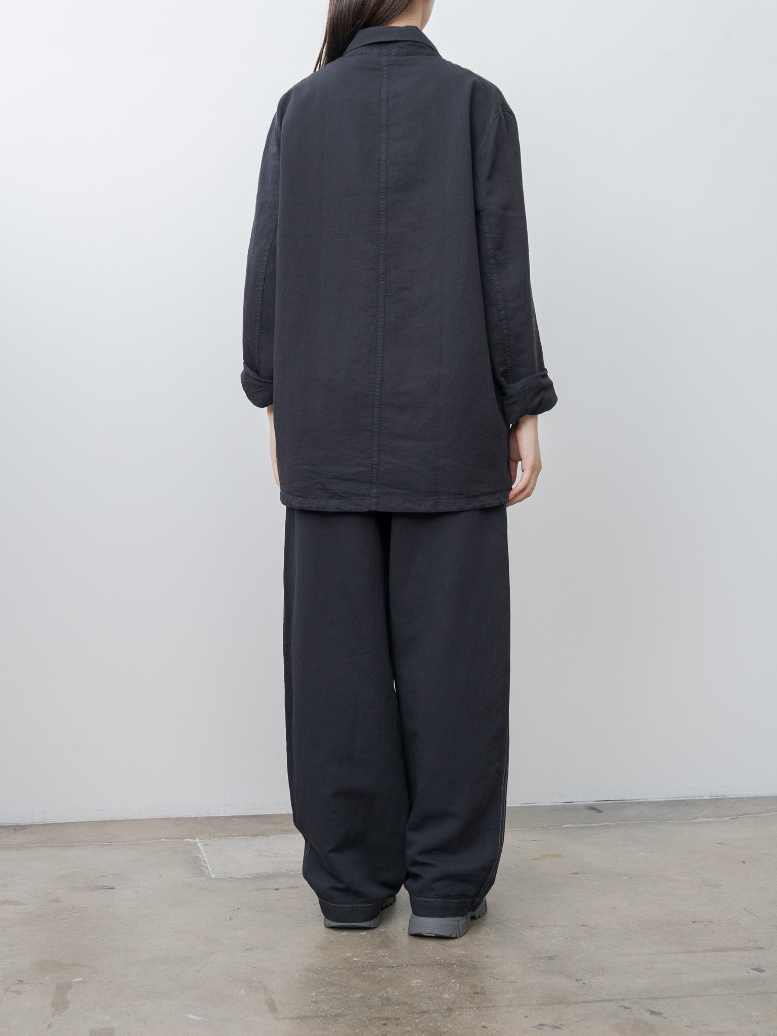 Namu Shop - Studio Nicholson MARNE Jacket - Black Grape