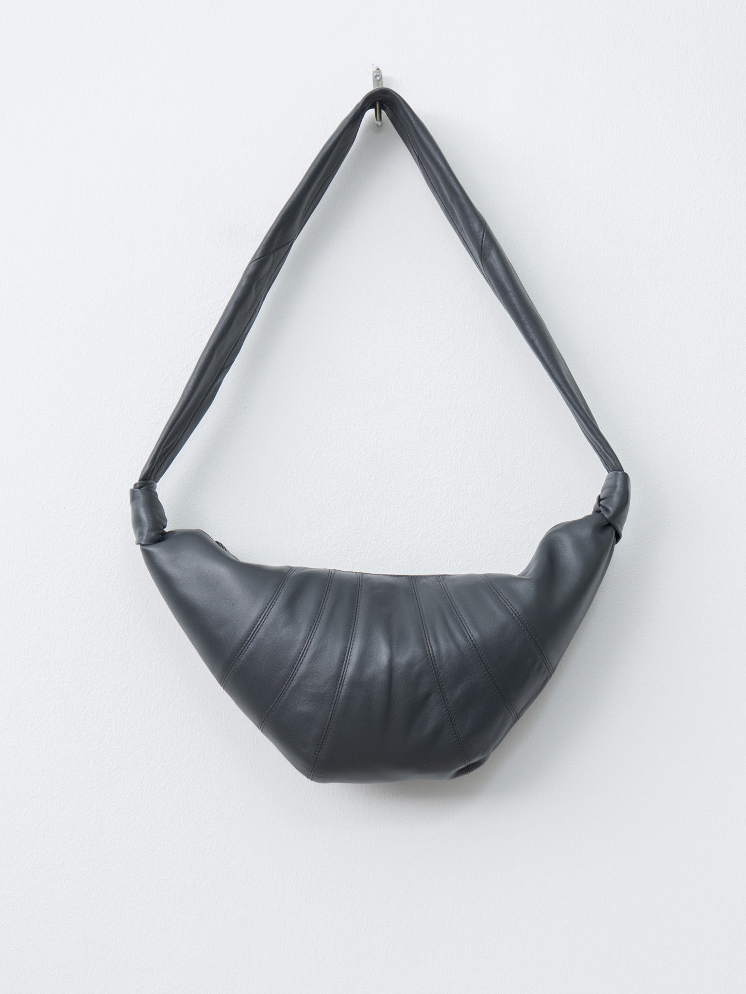Namu Shop - Lemaire Medium Croissant Bag - Granite Blue
