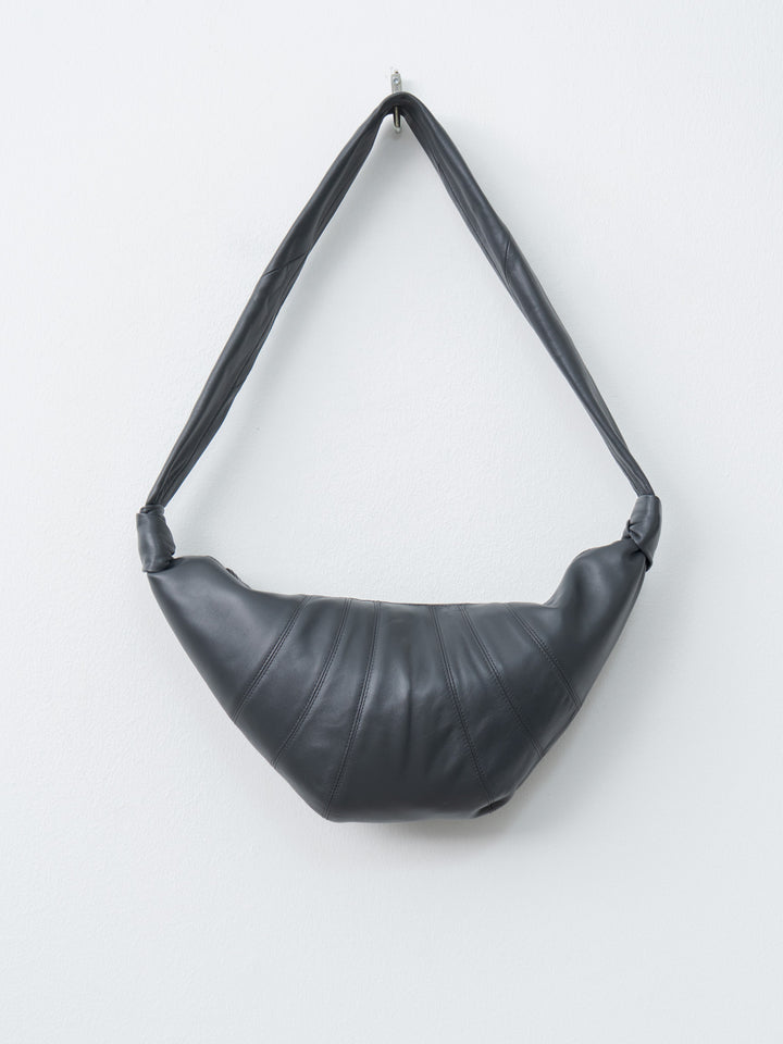 Namu Shop - Lemaire Medium Croissant Bag - Granite Blue