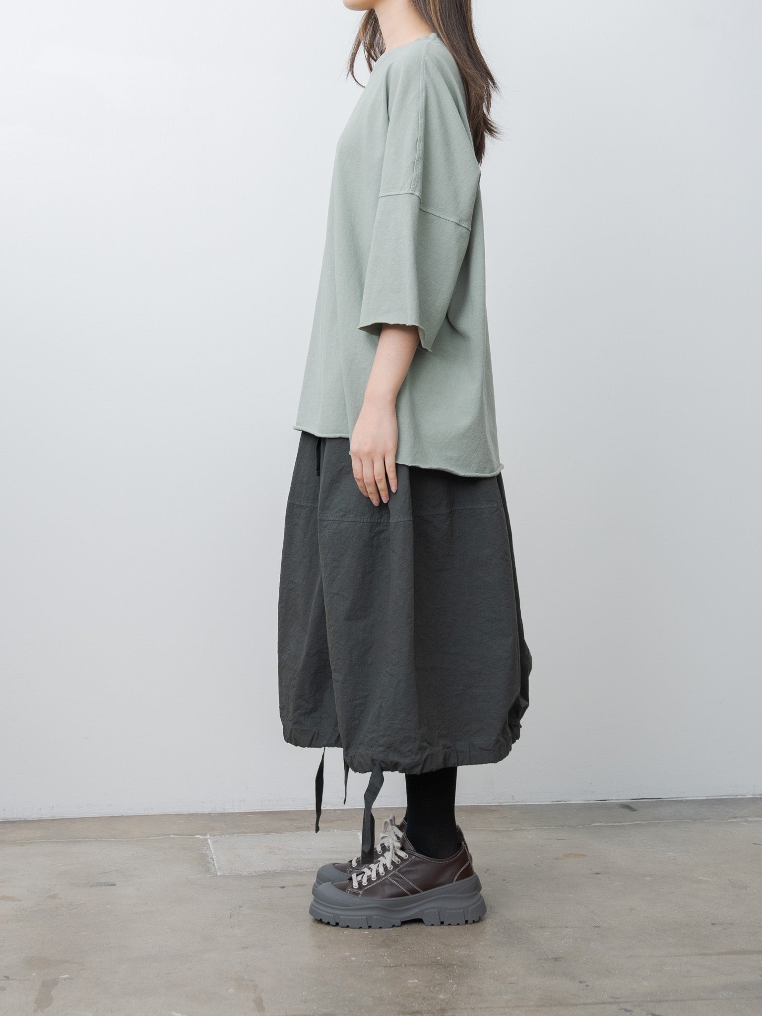 Namu Shop - Album di Famiglia Boxy Big T-Shirt HC - Sage