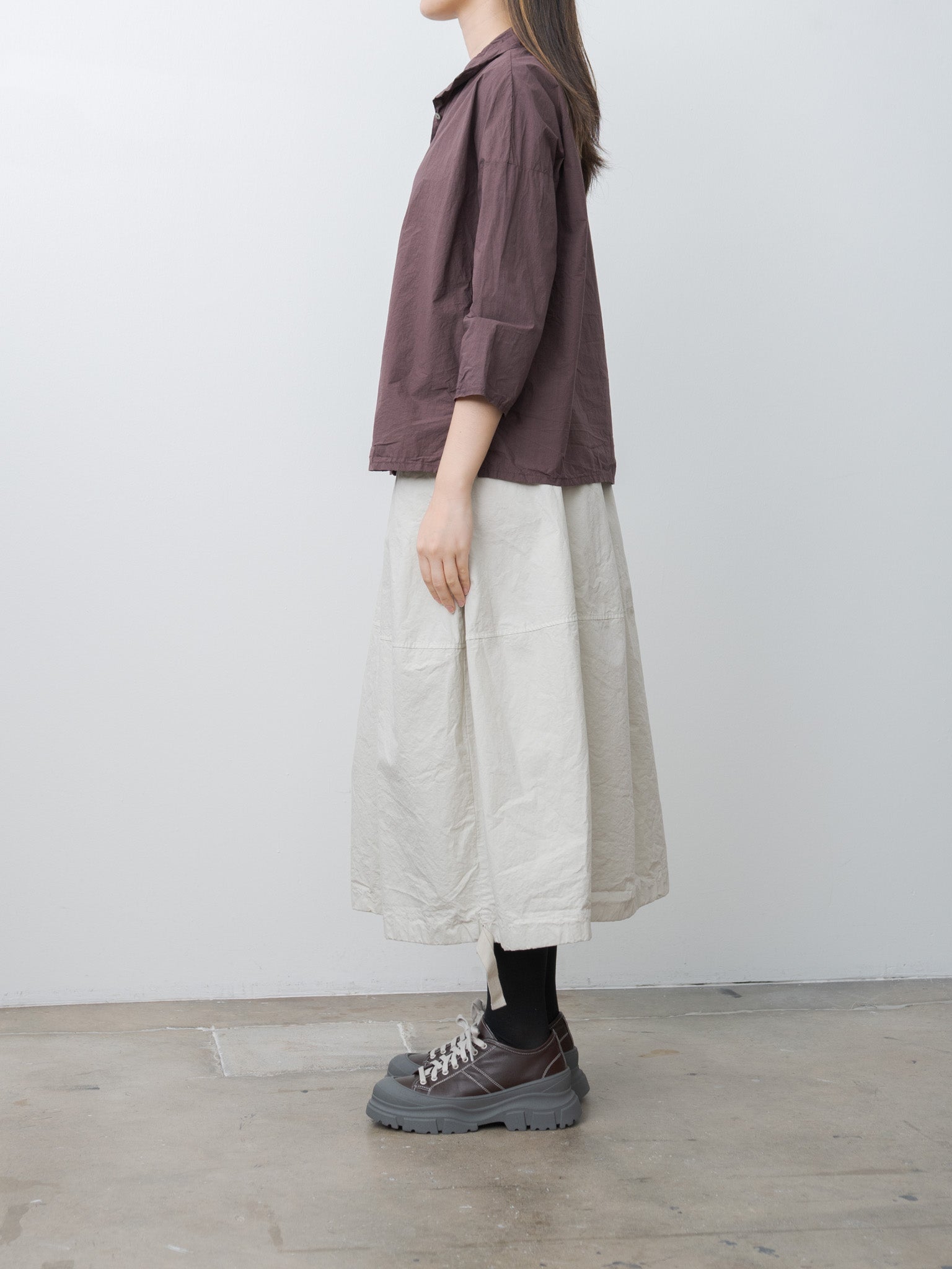 Namu Shop - Album di Famiglia Short Collar Shirt TC - Grape
