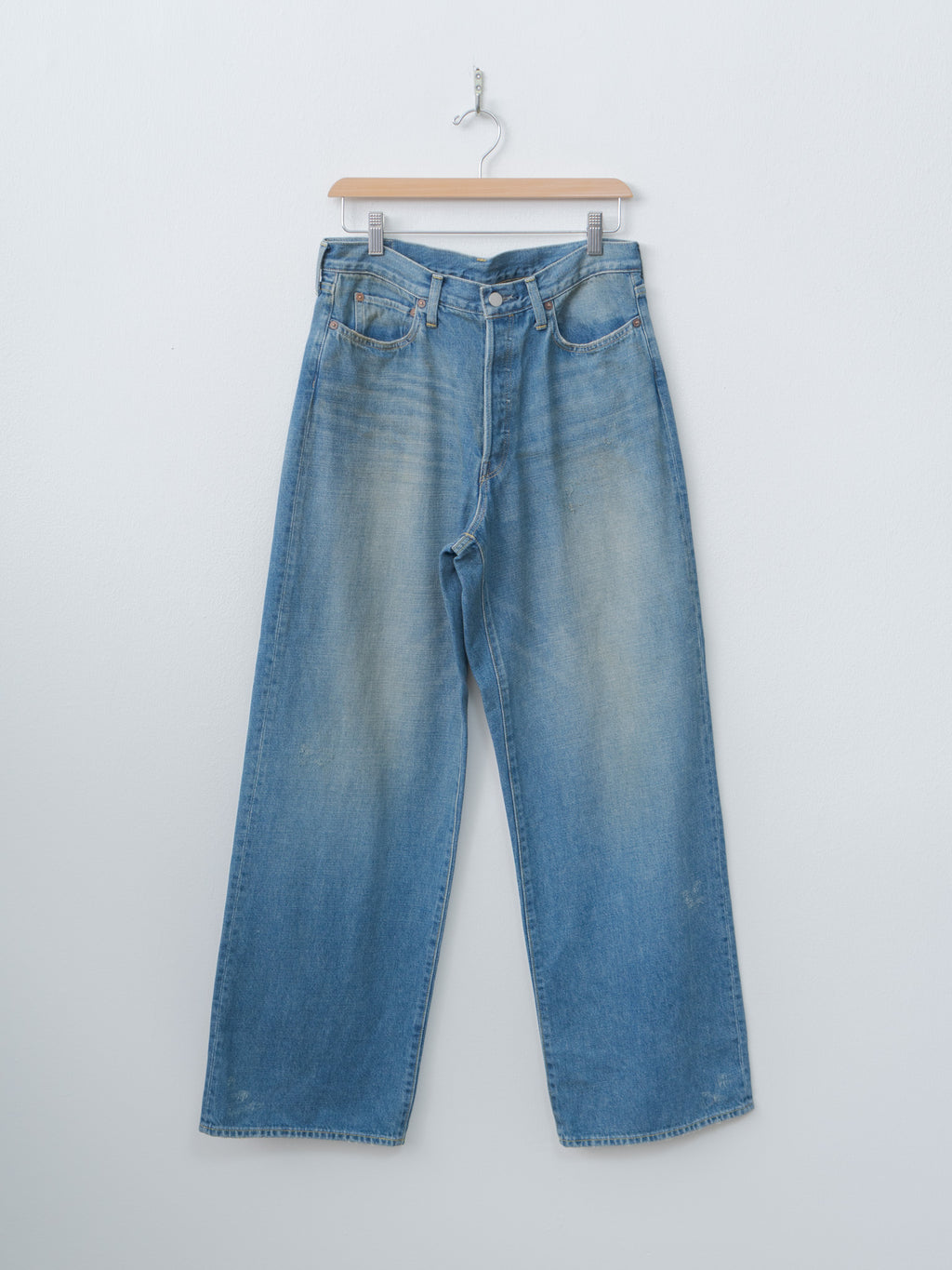 Namu Shop - ssstein Loose Denim Jeans - Indigo