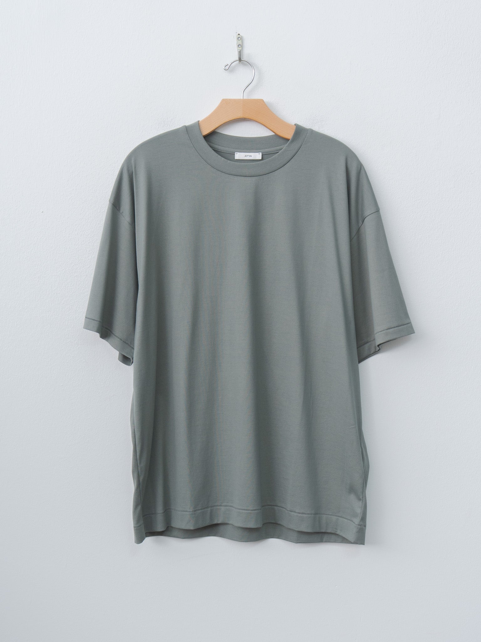 Namu Shop - Aton Suvin 60/2 Oversized T-Shirt - Khaki Green