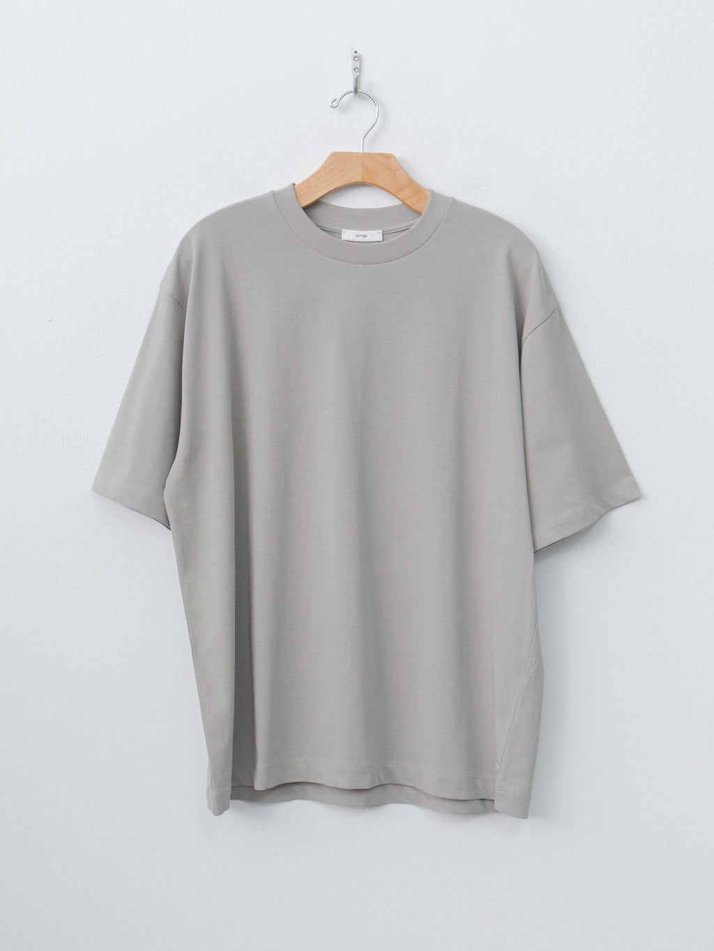 Namu Shop - Aton Fresca Plate Loose Fit T-Shirt - Gray