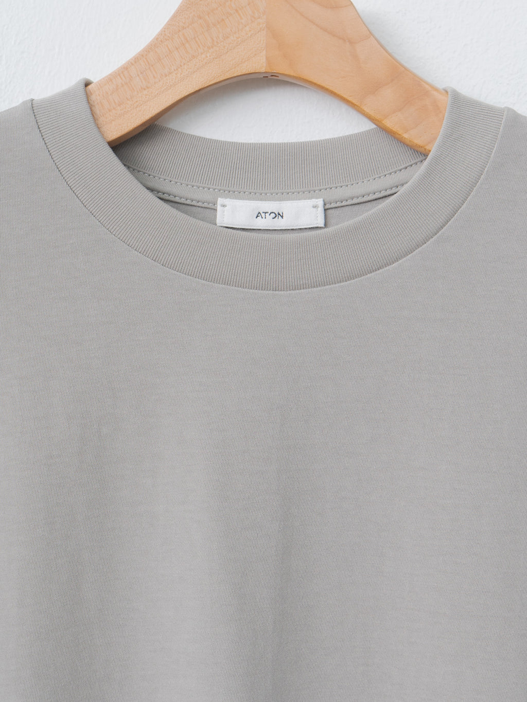 Namu Shop - Aton Fresca Plate Loose Fit T-Shirt - Gray