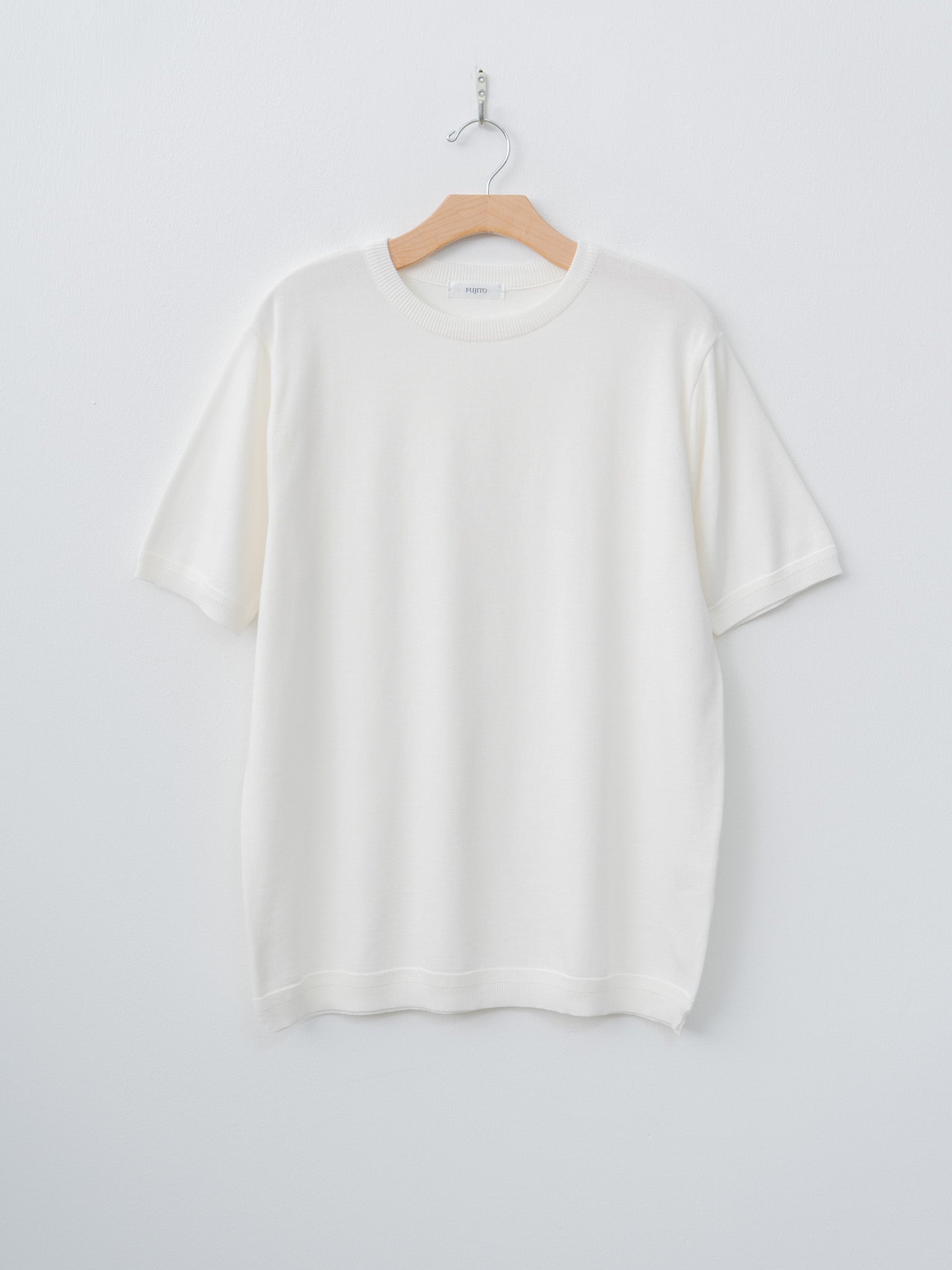 Namu Shop - Fujito C/N Knit T-Shirt - White