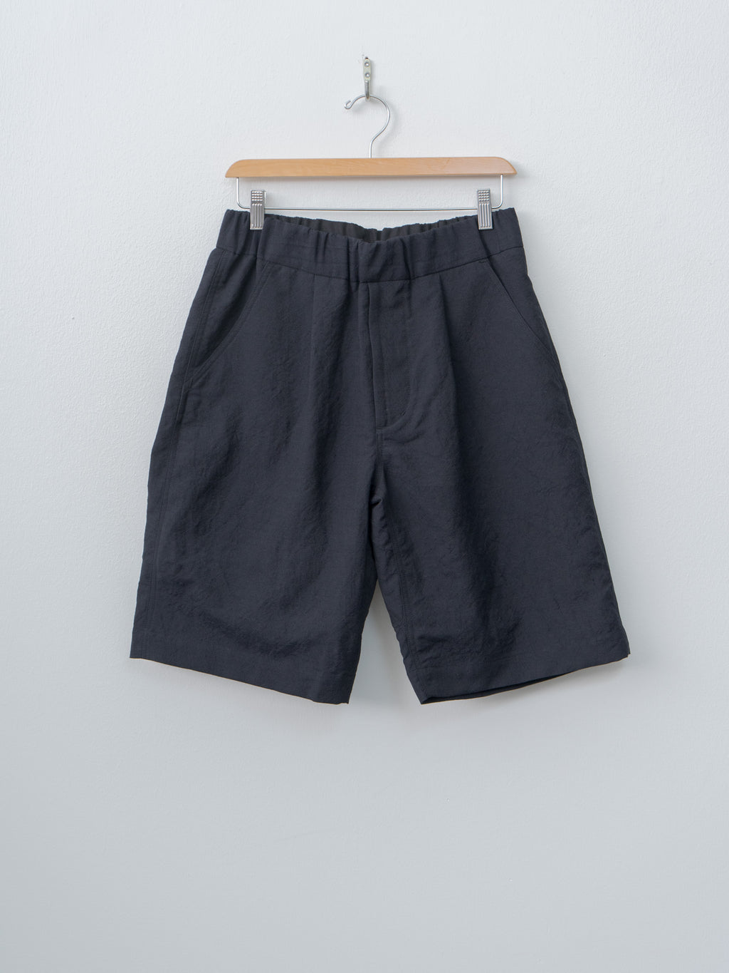 Namu Shop - Fujito Wide Easy Shorts - Dark Navy