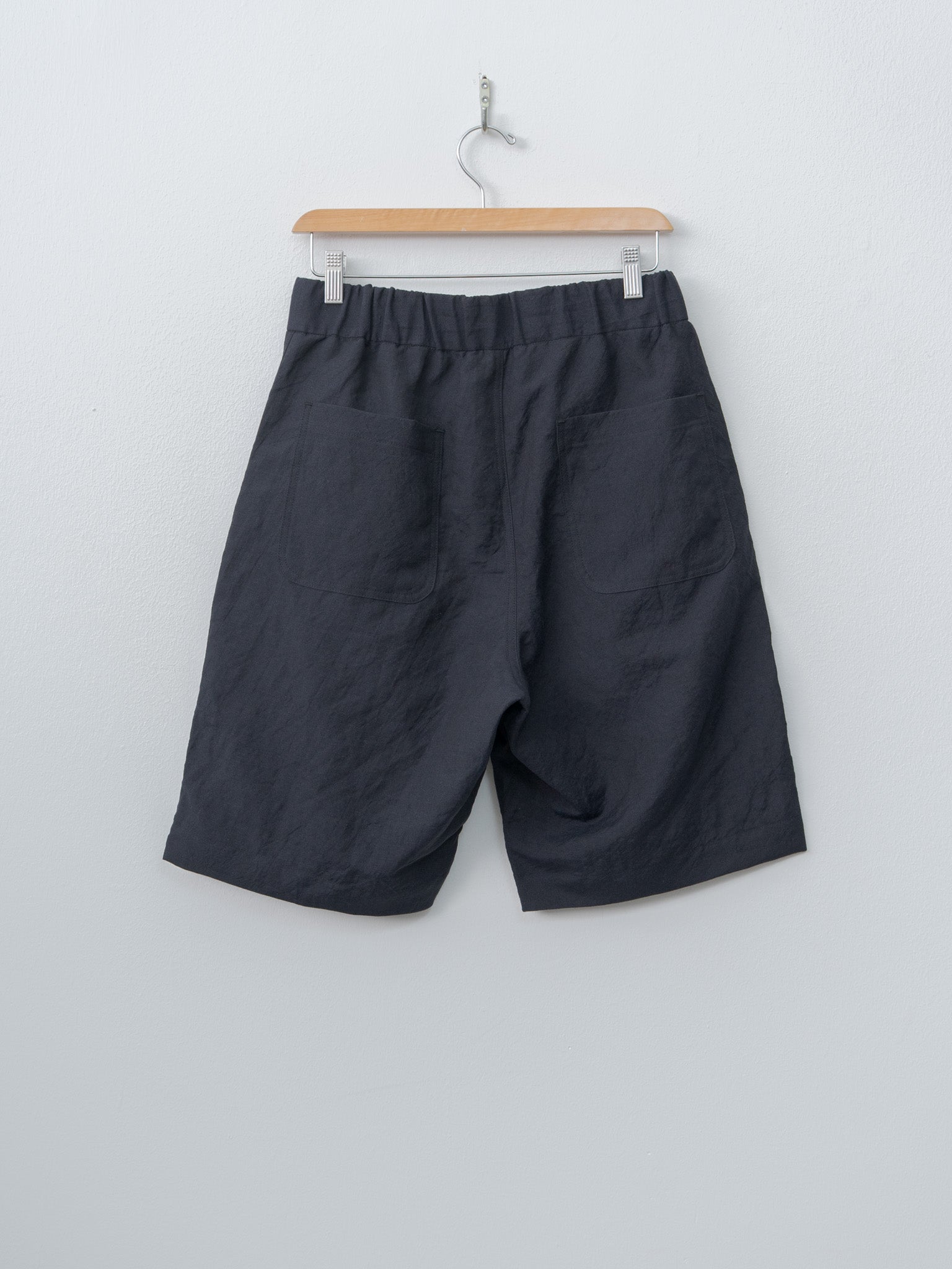 Namu Shop - Fujito Wide Easy Shorts - Dark Navy