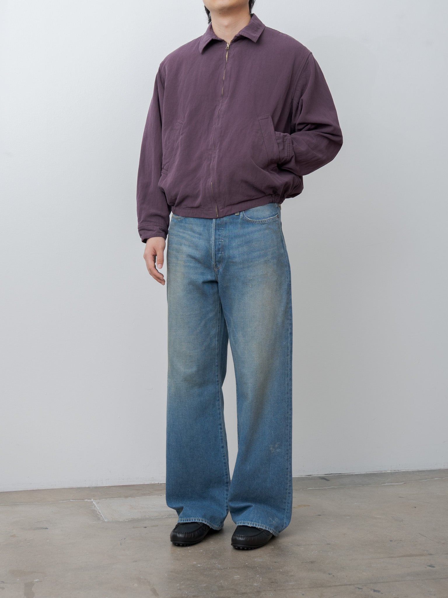 Namu Shop - Kaptain Sunshine Gaba Zip Blouson - Violet