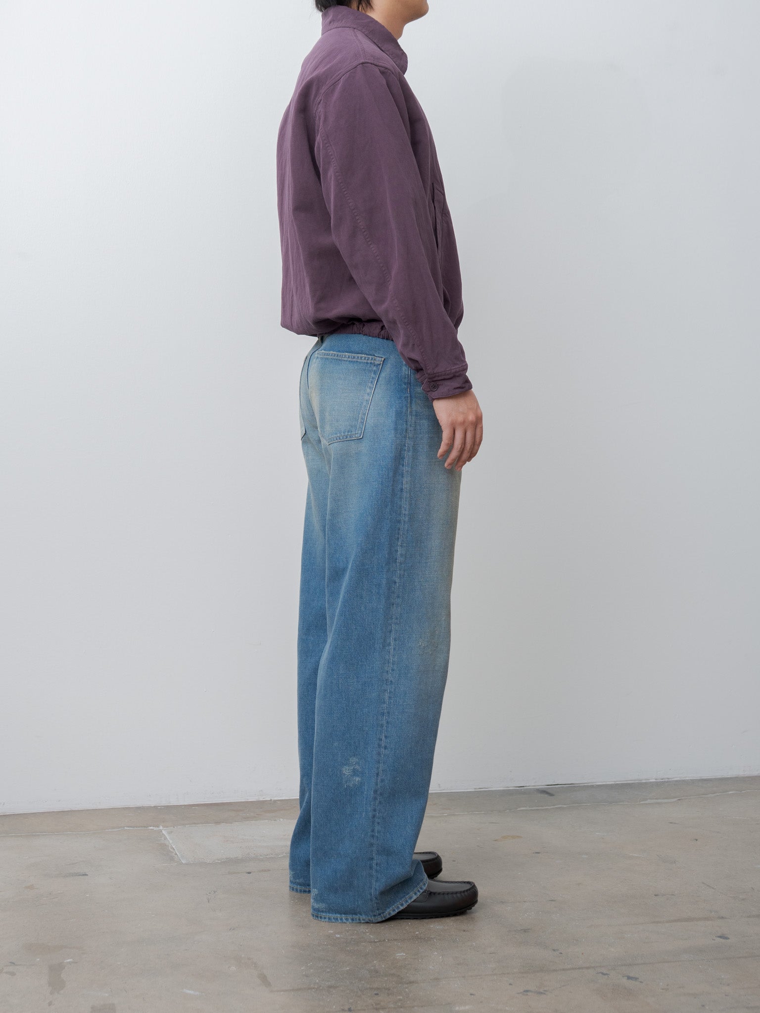 Namu Shop - Kaptain Sunshine Gaba Zip Blouson - Violet