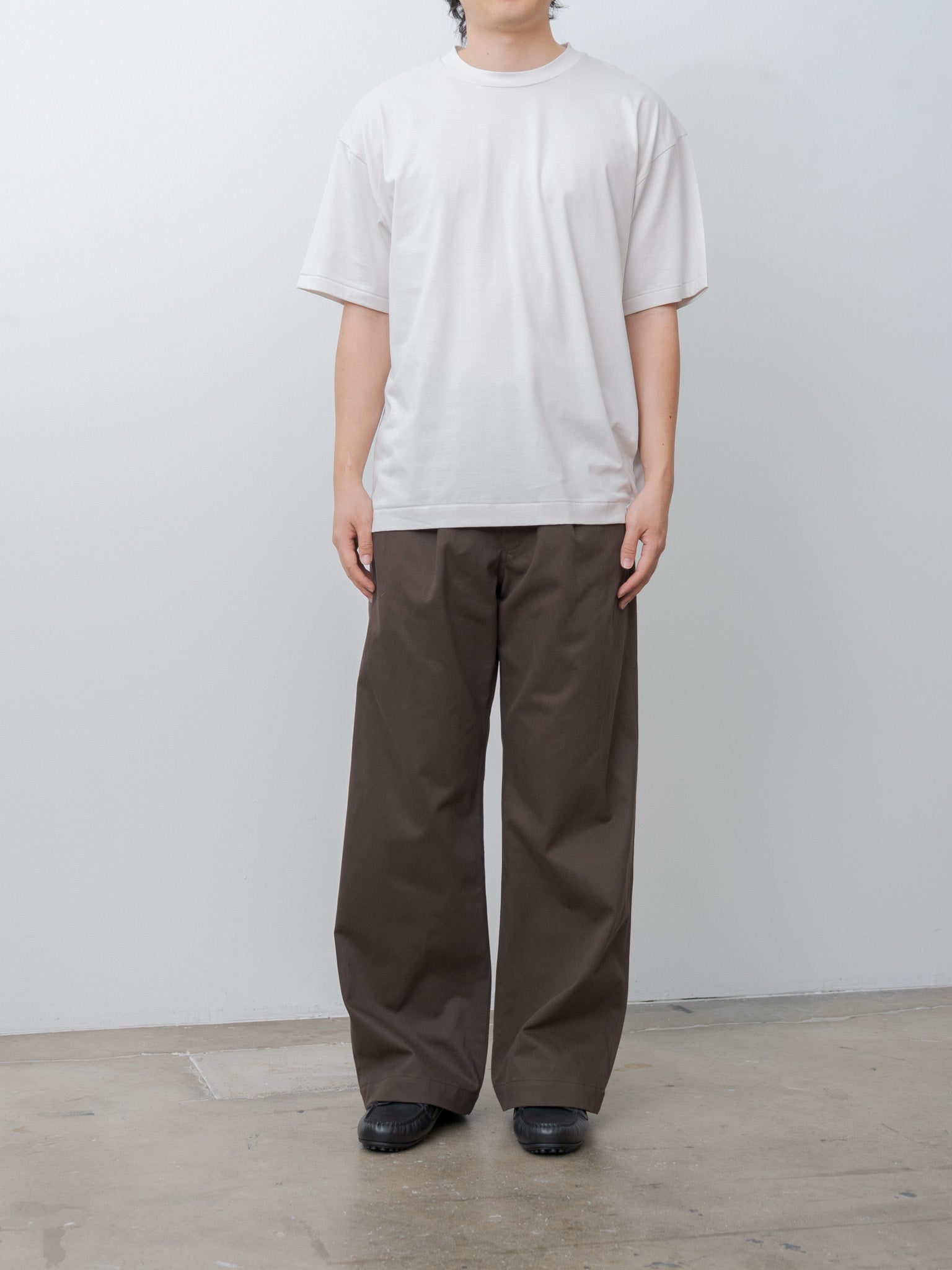 Namu Shop - Aton Suvin 60/2 Oversized T-Shirt - Warm White