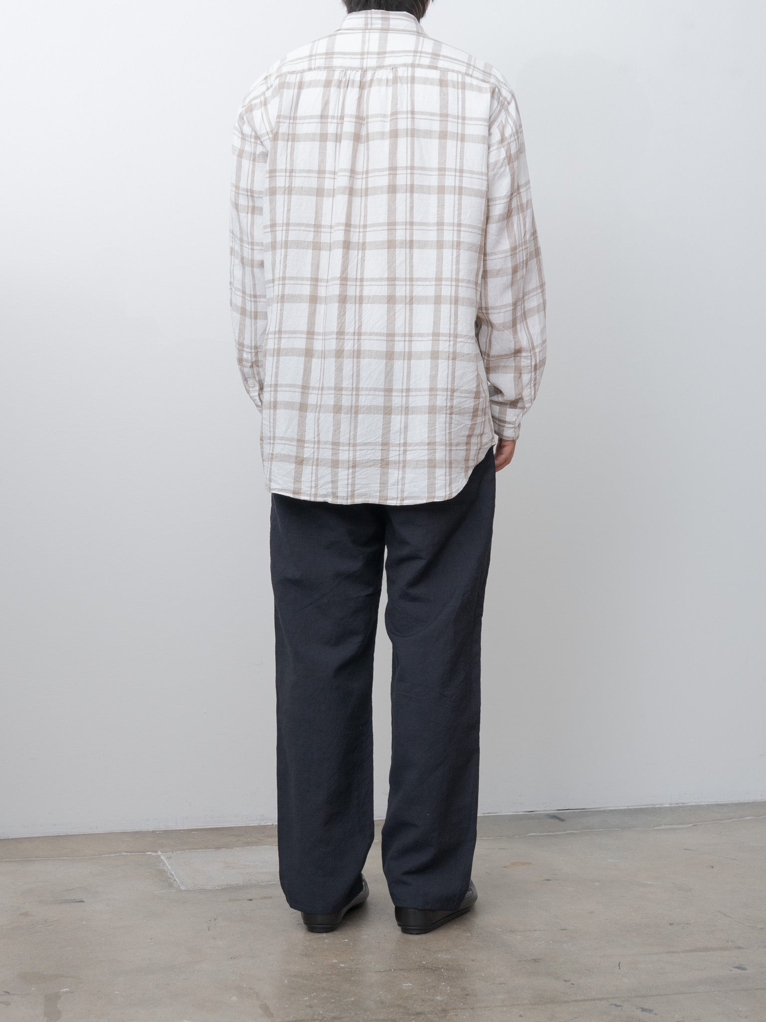 Namu Shop - Fujito N.O.Un Beltless Pants - Dark Navy