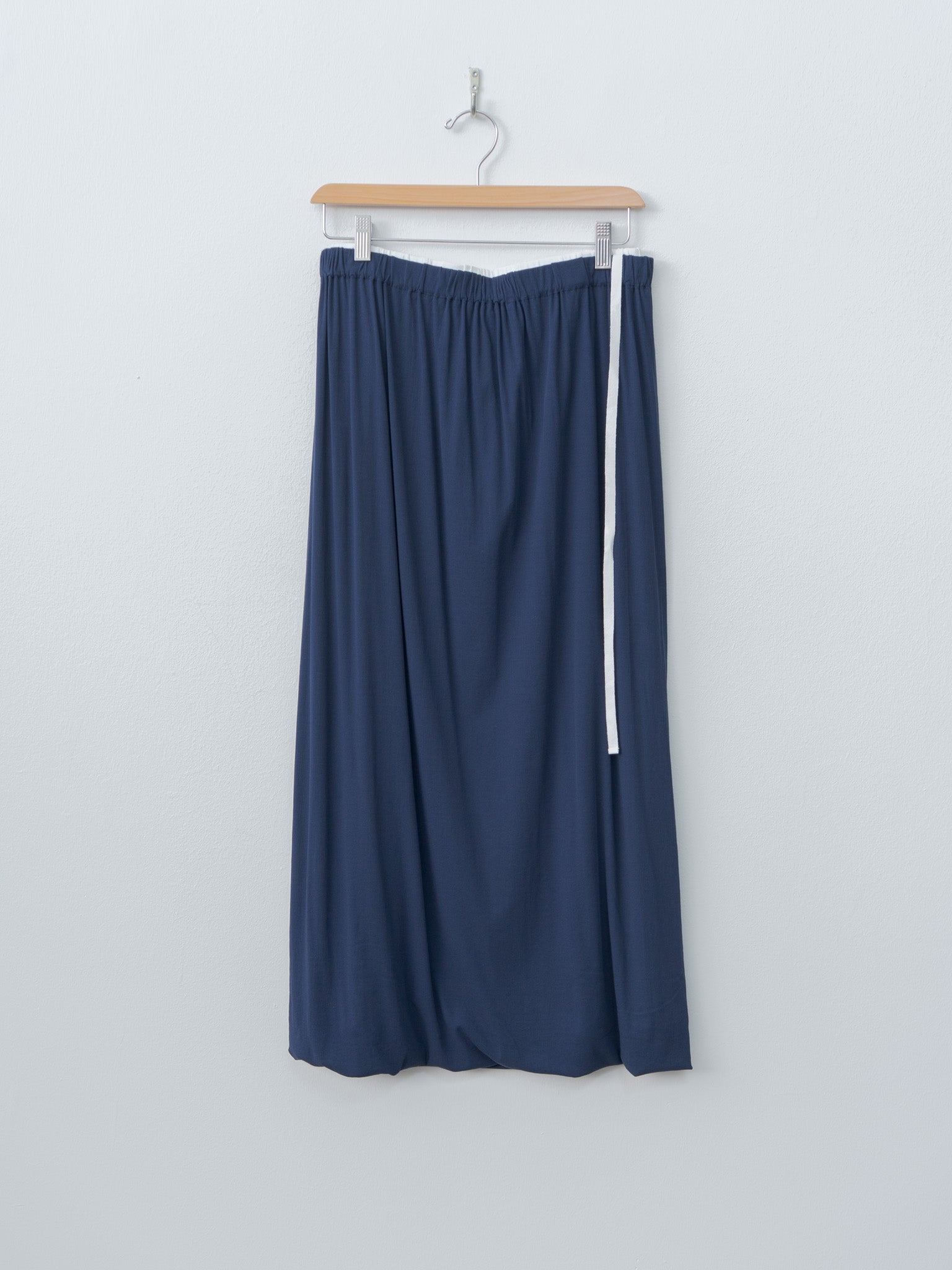 Namu Shop - Babaco Twisted Cotton Skirt - Navy