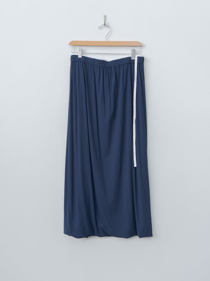 Namu Shop - Babaco Twisted Cotton Skirt - Navy