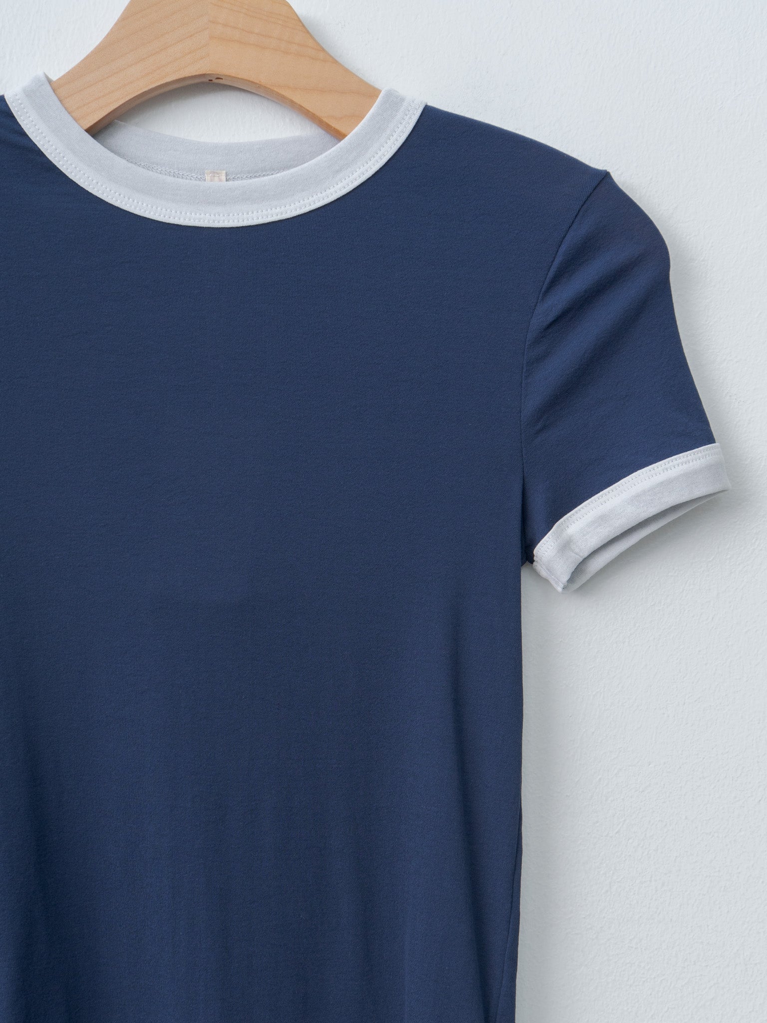 Namu Shop - Babaco Twisted Cotton T-Shirt - Navy