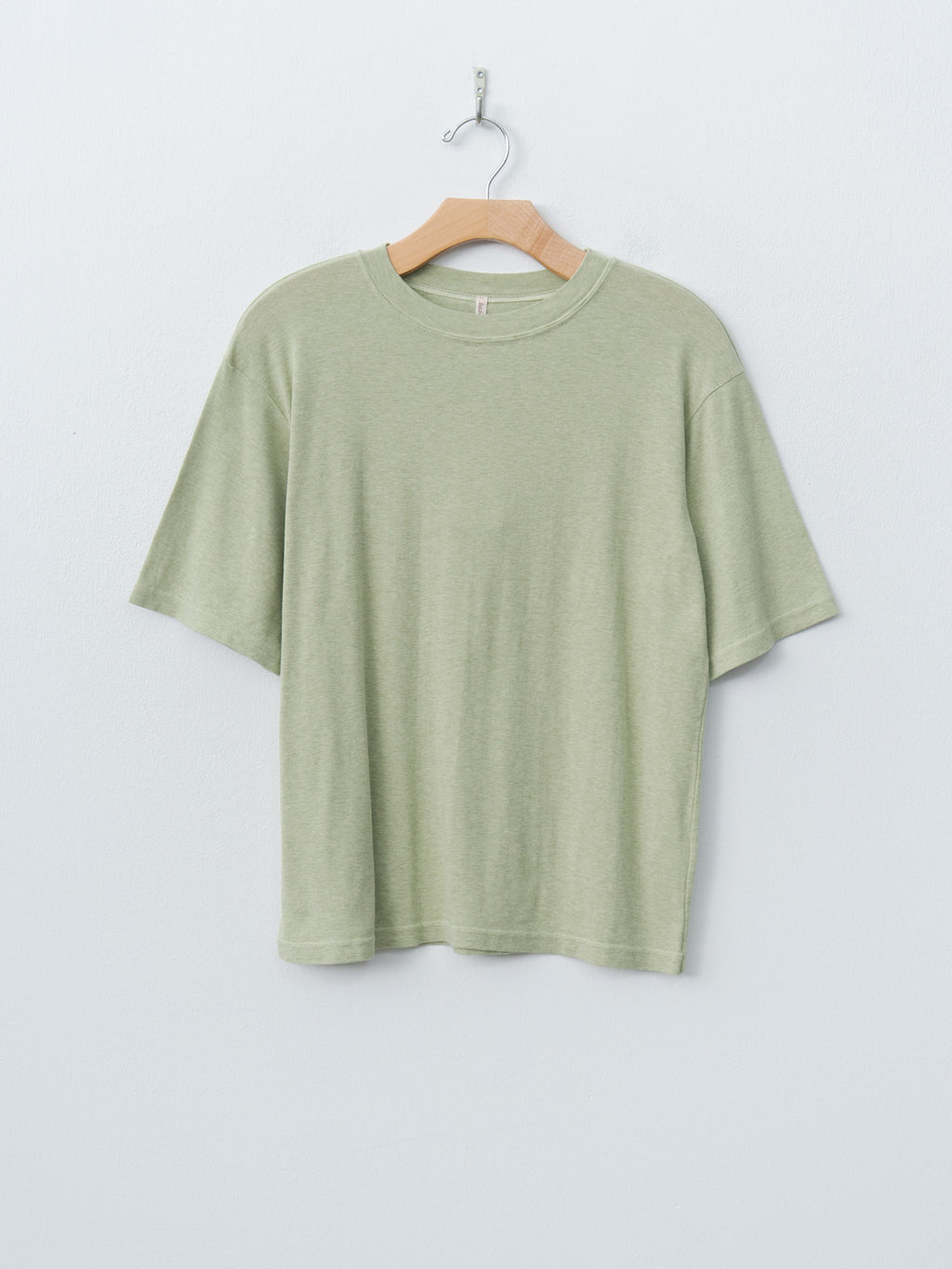 Namu Shop - Babaco Cotton/Silk Relaxed T-Shirt - Light Olive