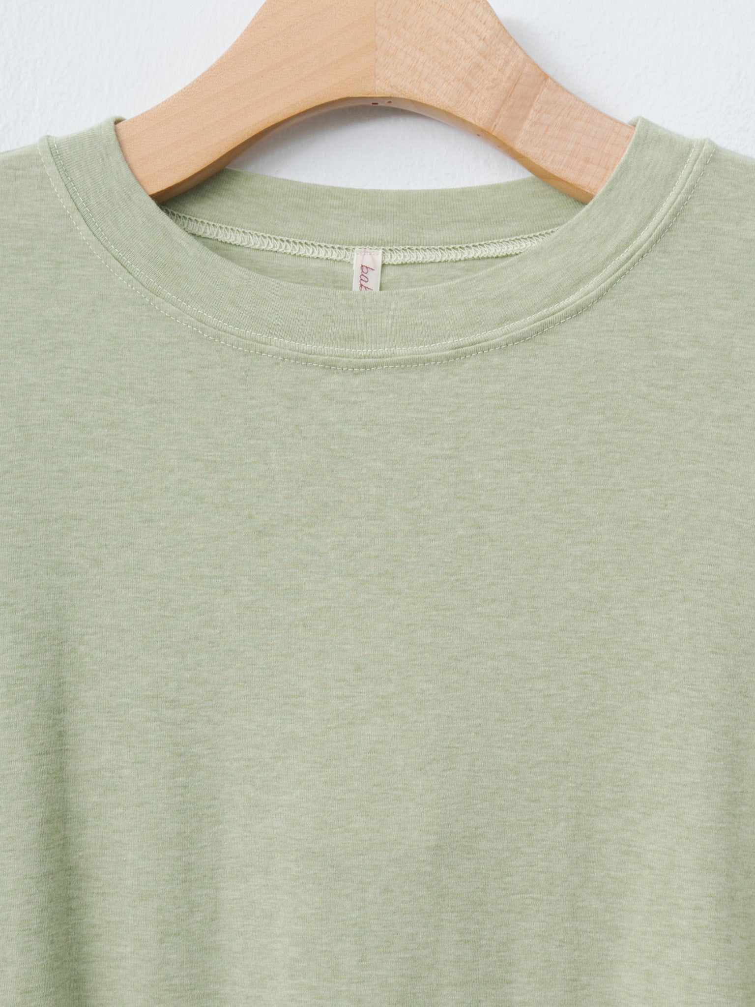 Namu Shop - Babaco Cotton/Silk Relaxed T-Shirt - Light Olive
