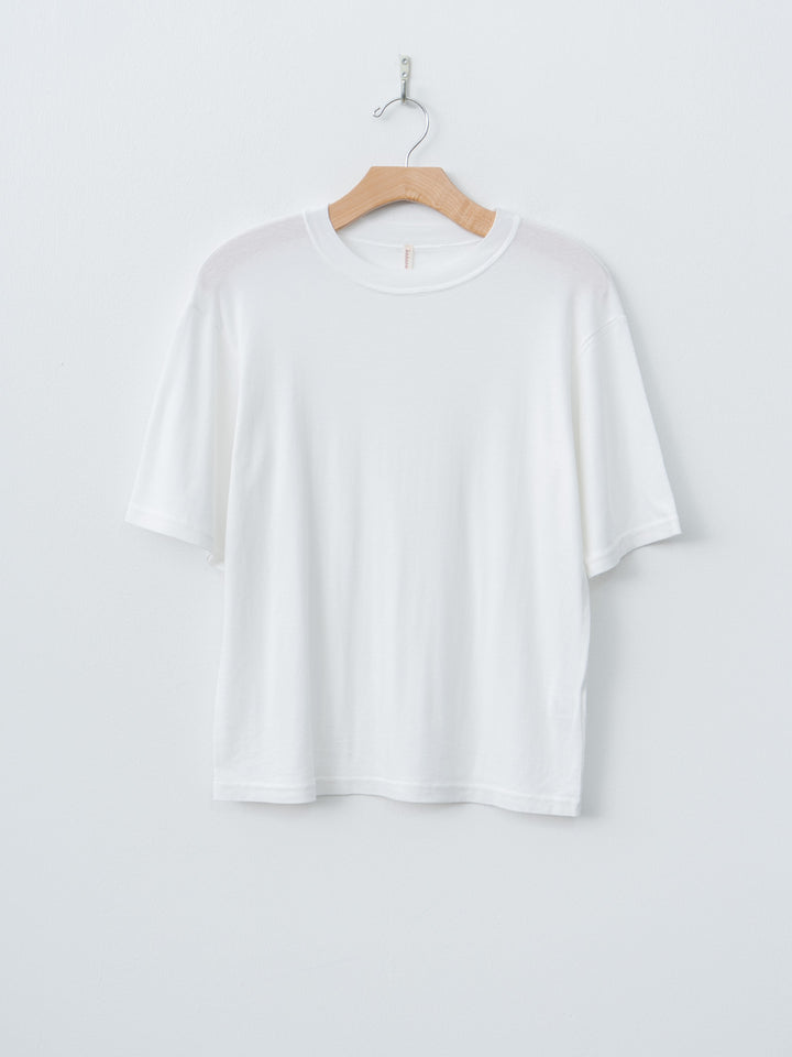 Namu Shop - Babaco Cotton/Silk Relaxed T-Shirt - White