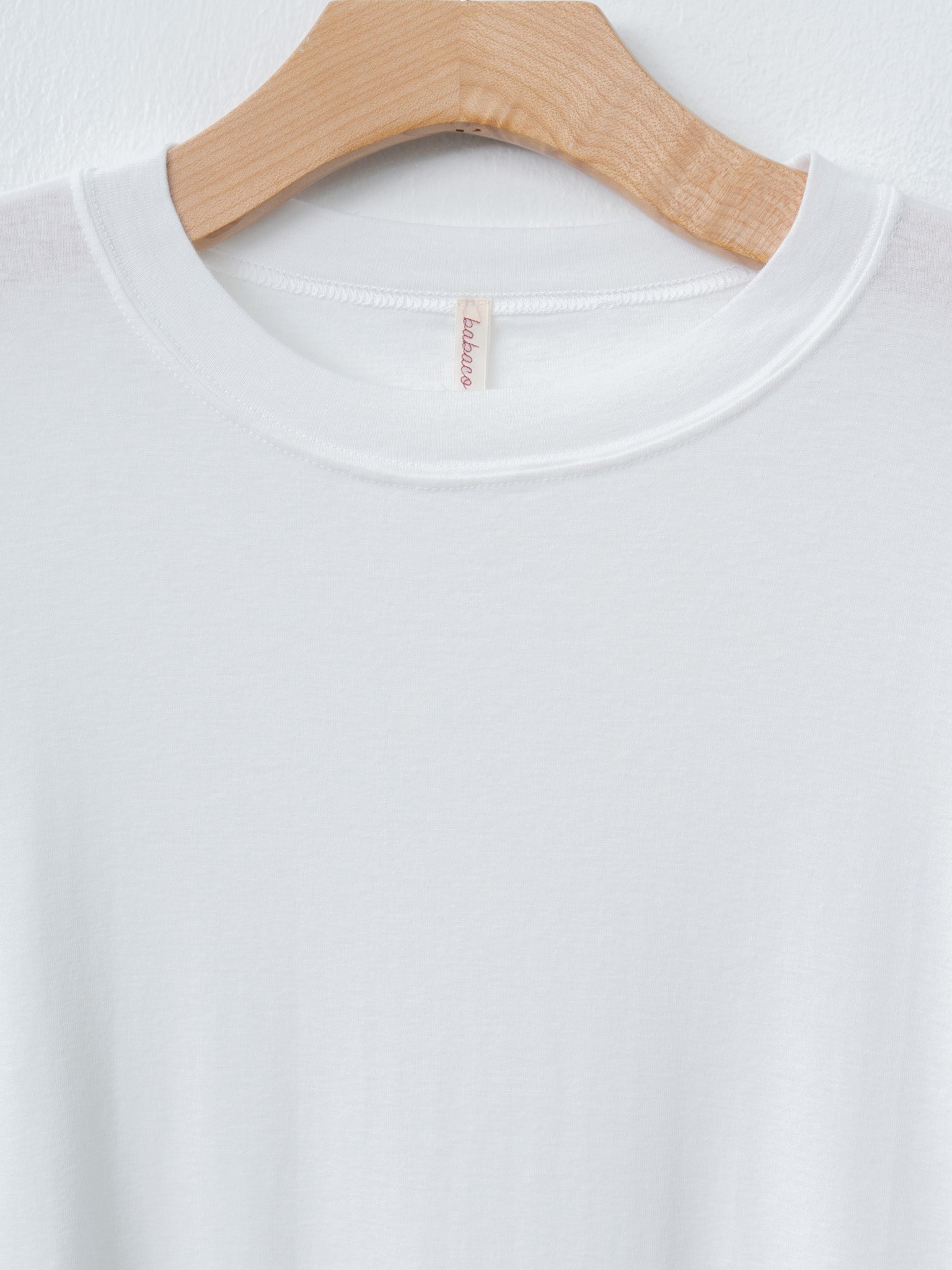 Namu Shop - Babaco Cotton/Silk Relaxed T-Shirt - White