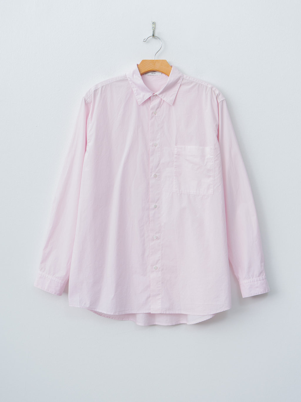 Namu Shop - Aton Natural Dyed Cotton Lawn Standard Shirt - Pink