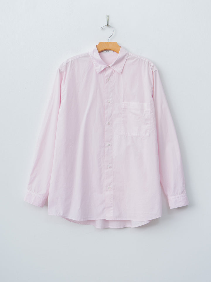 Namu Shop - Aton Natural Dyed Cotton Lawn Standard Shirt - Pink