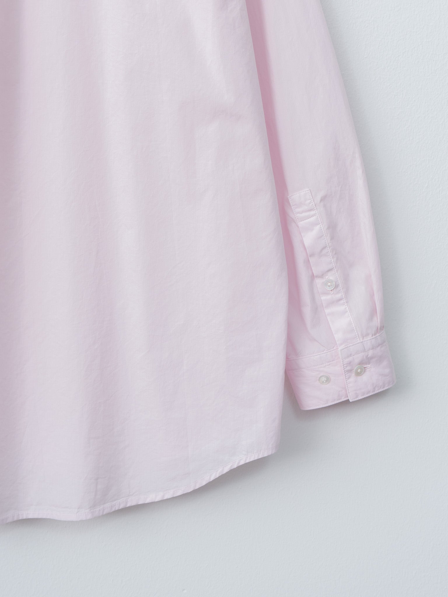 Namu Shop - Aton Natural Dyed Cotton Lawn Standard Shirt - Pink
