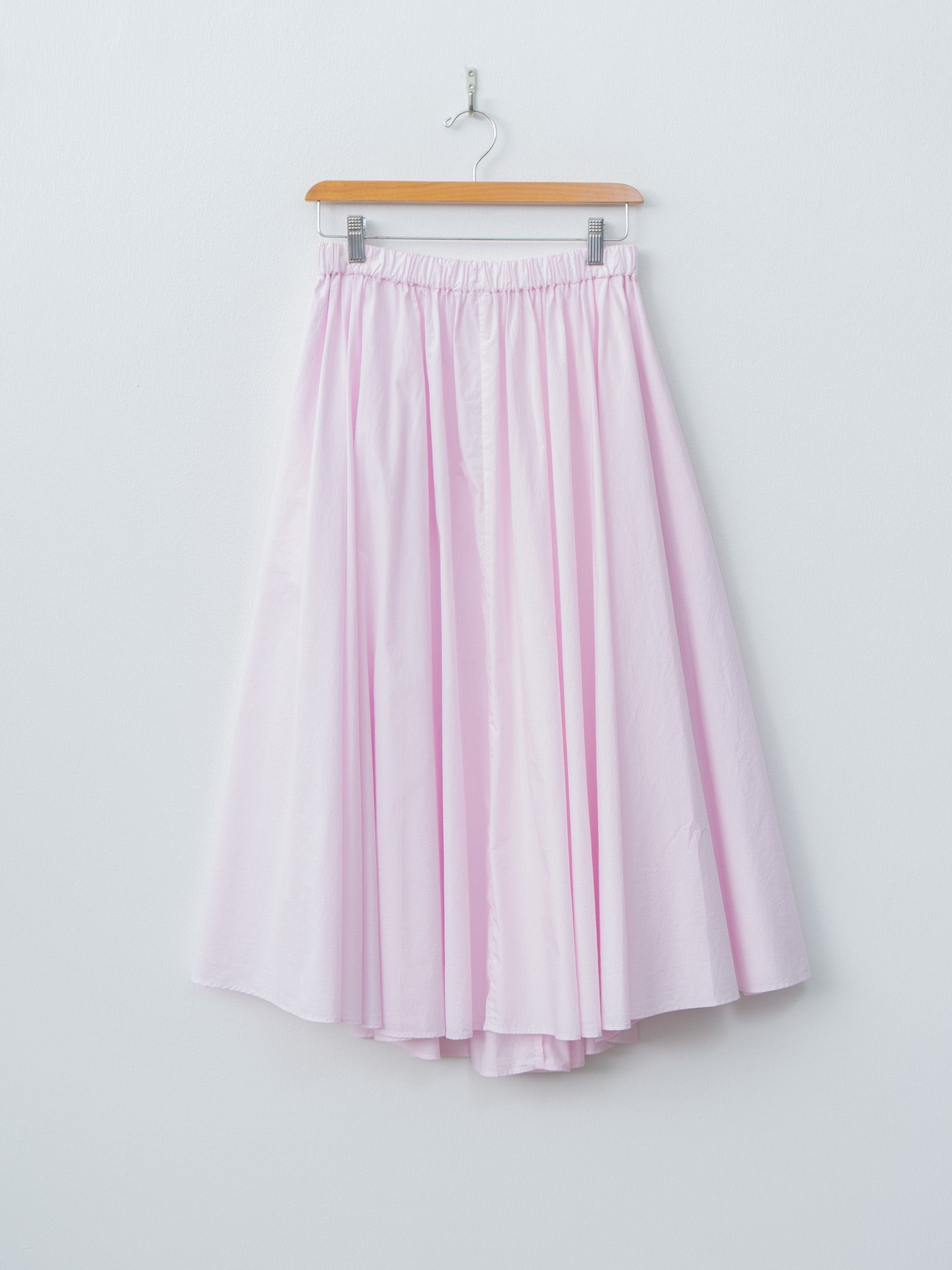 Namu Shop - Aton Natural Dyed Cotton Lawn Gathered Skirt - Pink