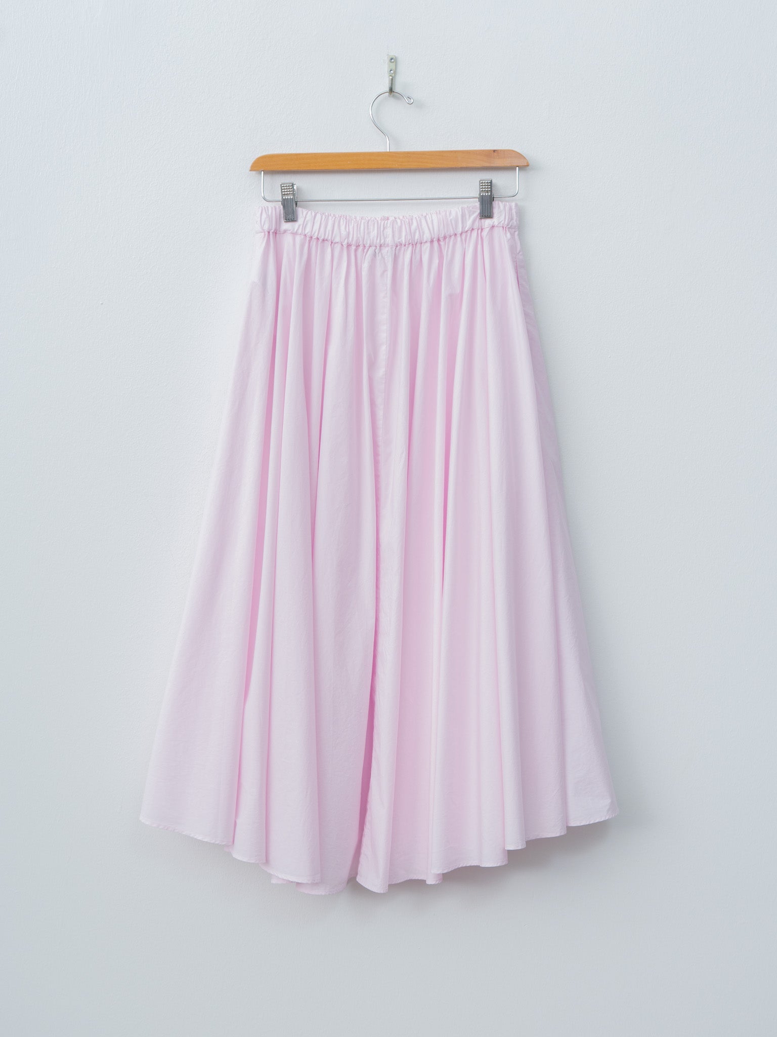 Namu Shop - Aton Natural Dyed Cotton Lawn Gathered Skirt - Pink