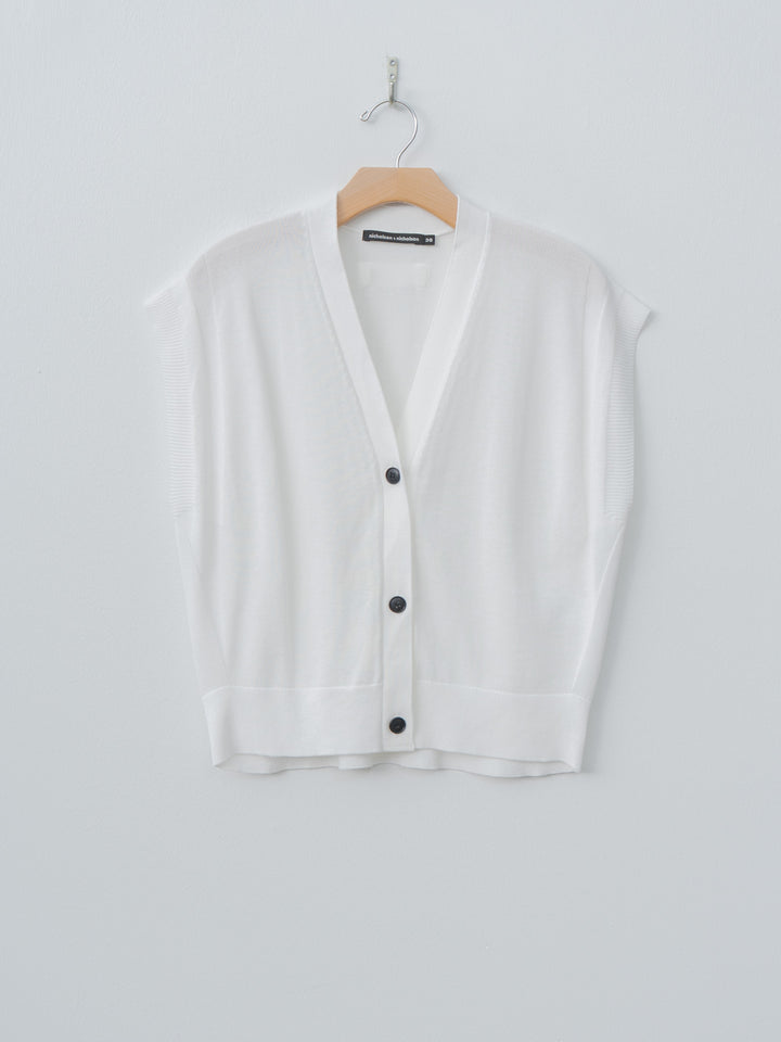 Namu Shop - Nicholson & Nicholson WIND Knit Vest - White