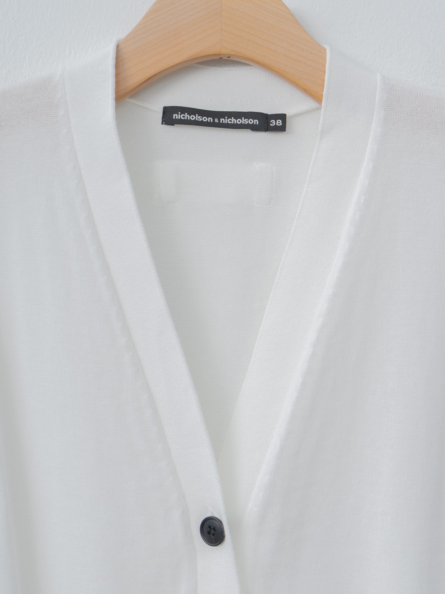 Namu Shop - Nicholson & Nicholson WIND Knit Vest - White
