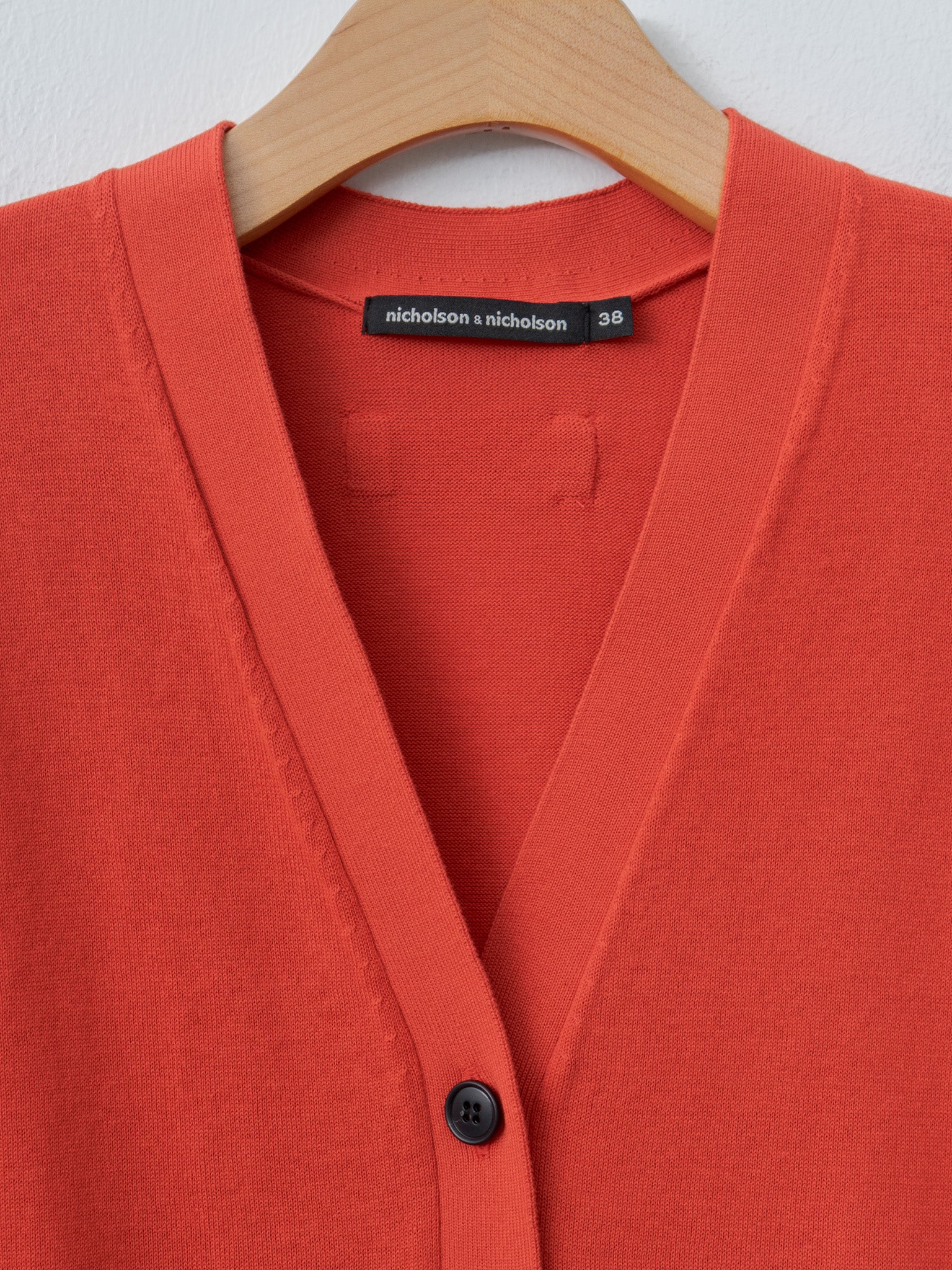 Namu Shop - Nicholson & Nicholson WIND Knit Vest - Orange Red
