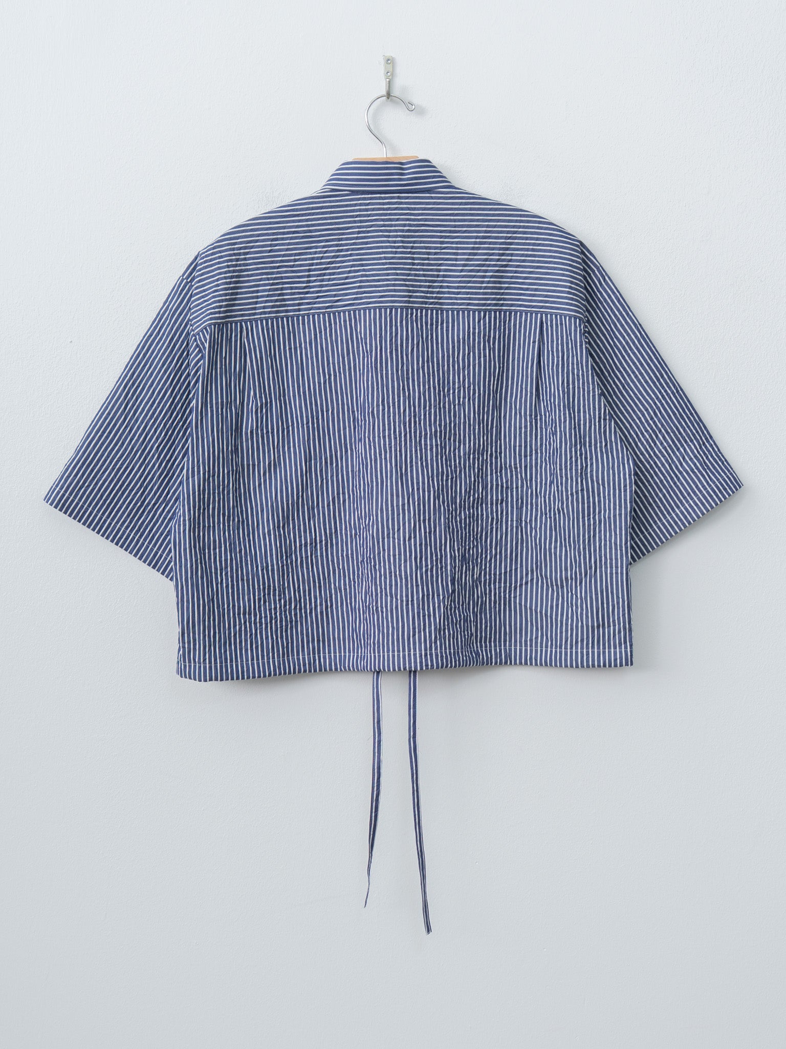 Namu Shop - Nicholson & Nicholson LINDA-CC Shirt - Navy Stripe
