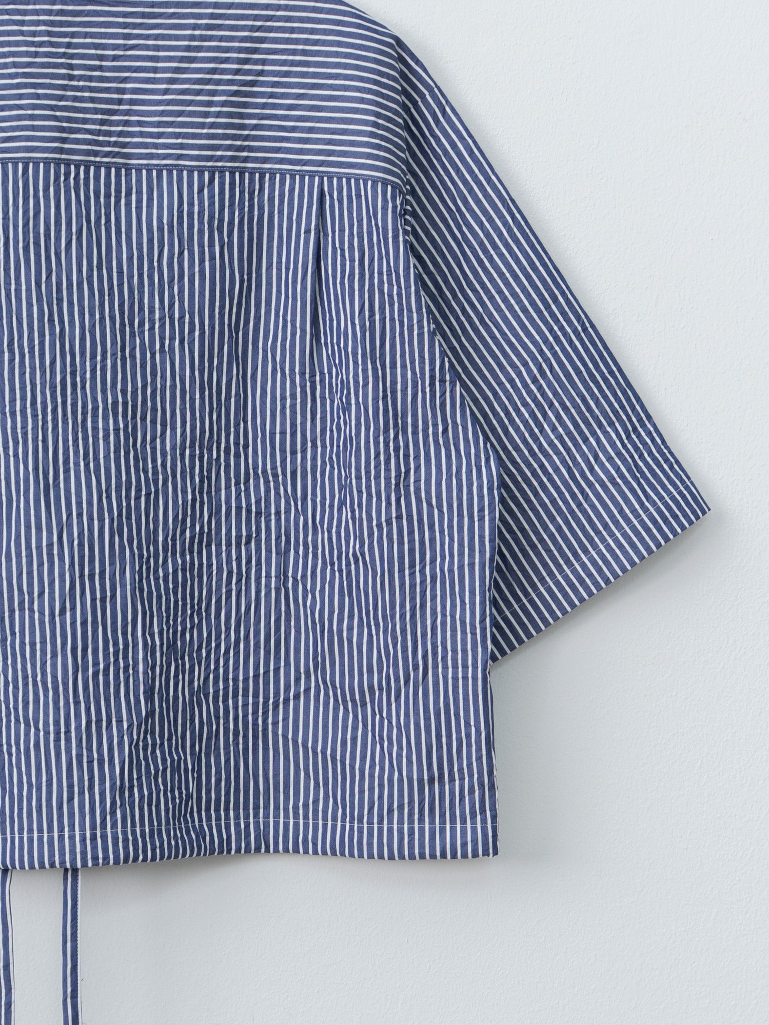 Namu Shop - Nicholson & Nicholson LINDA-CC Shirt - Navy Stripe