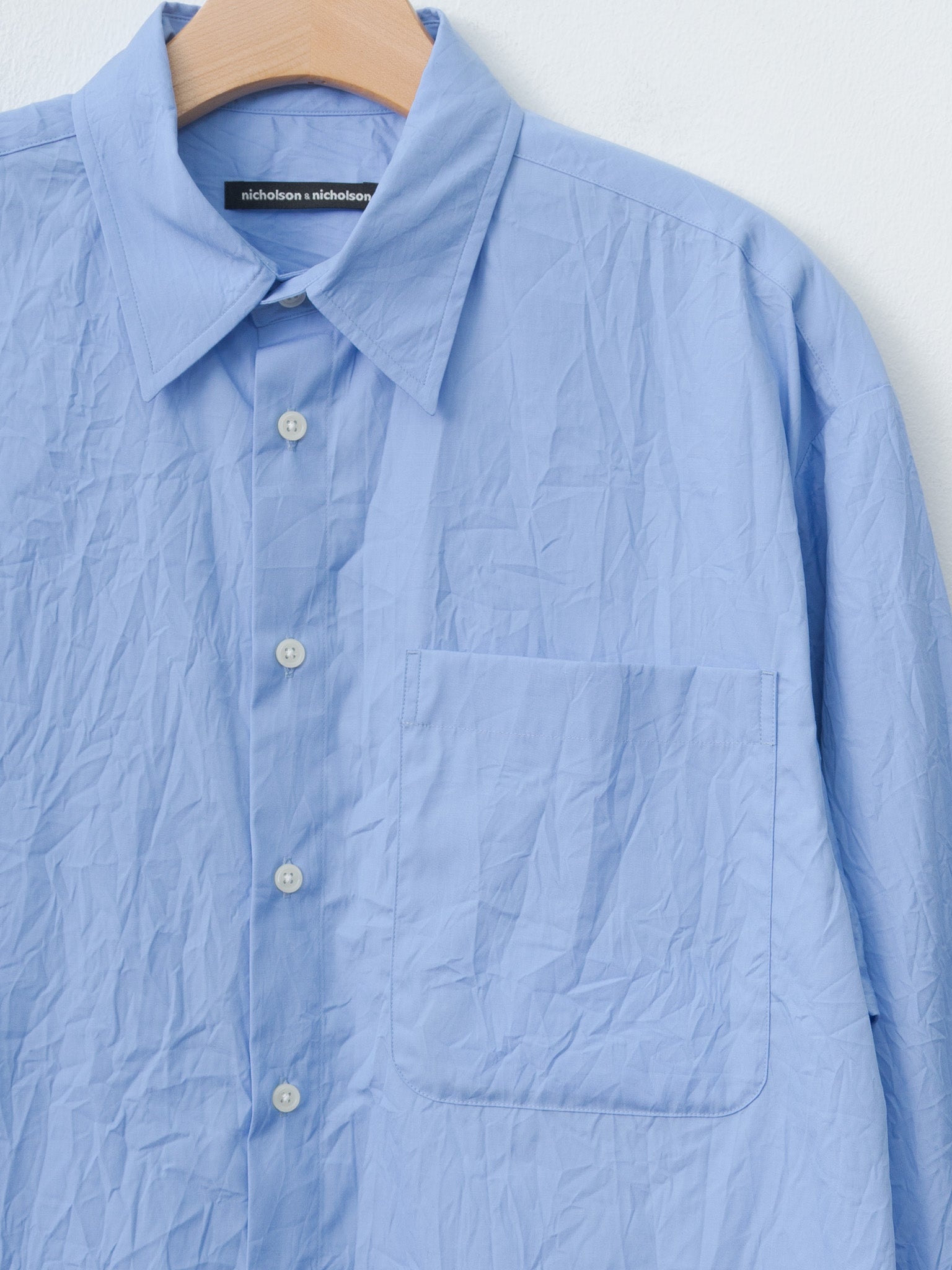 Namu Shop - Nicholson & Nicholson CLEA-CC Shirt - Sax