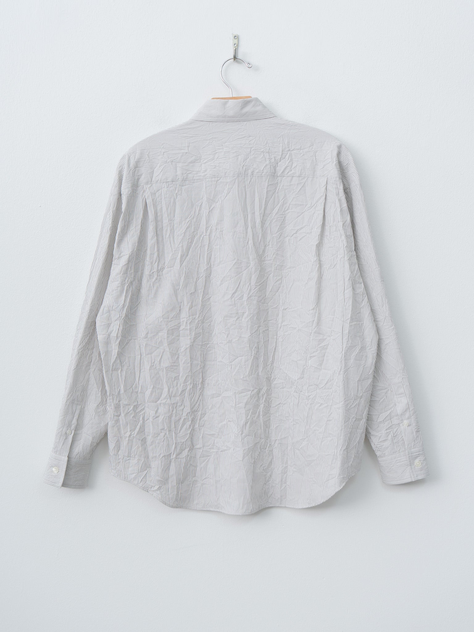 Namu Shop - Nicholson & Nicholson CLEA-CC Shirt - Gray Stripe