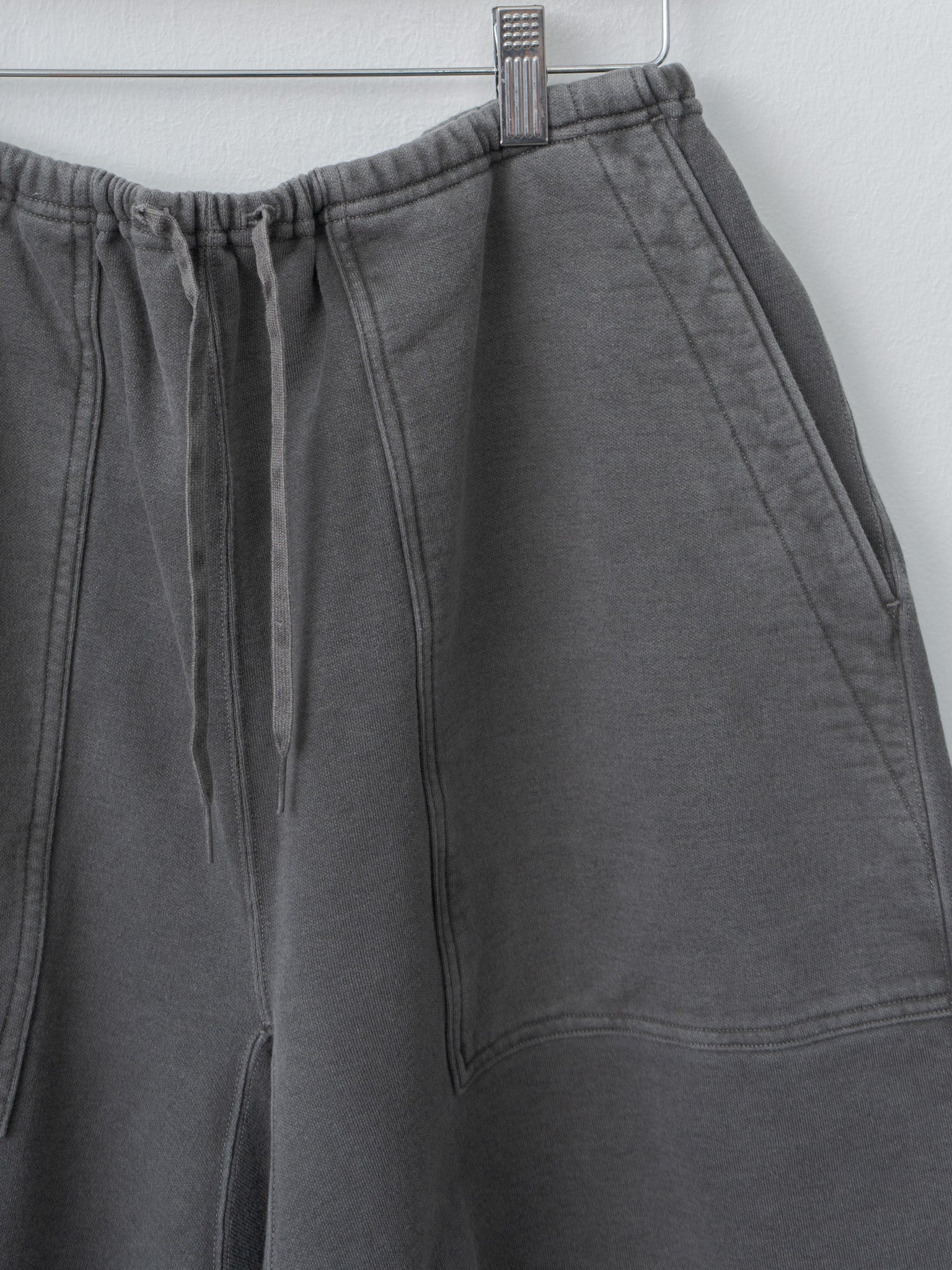 Namu Shop - Blurhms Light Sweat Fatigue Shorts - Black Pigment Over Dye